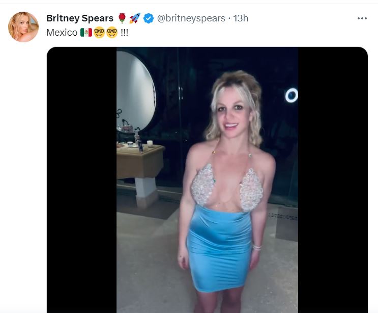 Britney Spears  compartió dicho mensaje en sus redes sociales 
(Foto: captura)