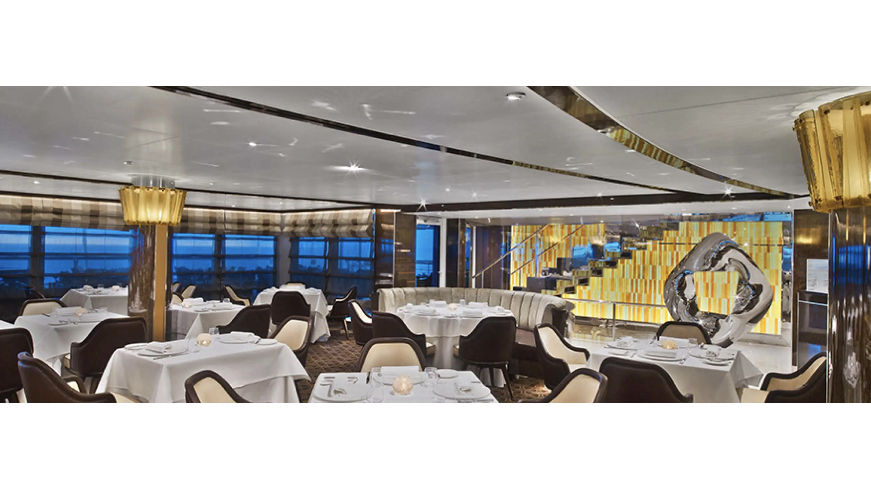 Este barco de Seabourn Cruise line tine un restaurante, The Grill, del chef Thomas Keller. (Seabourn Cruise Lines)
