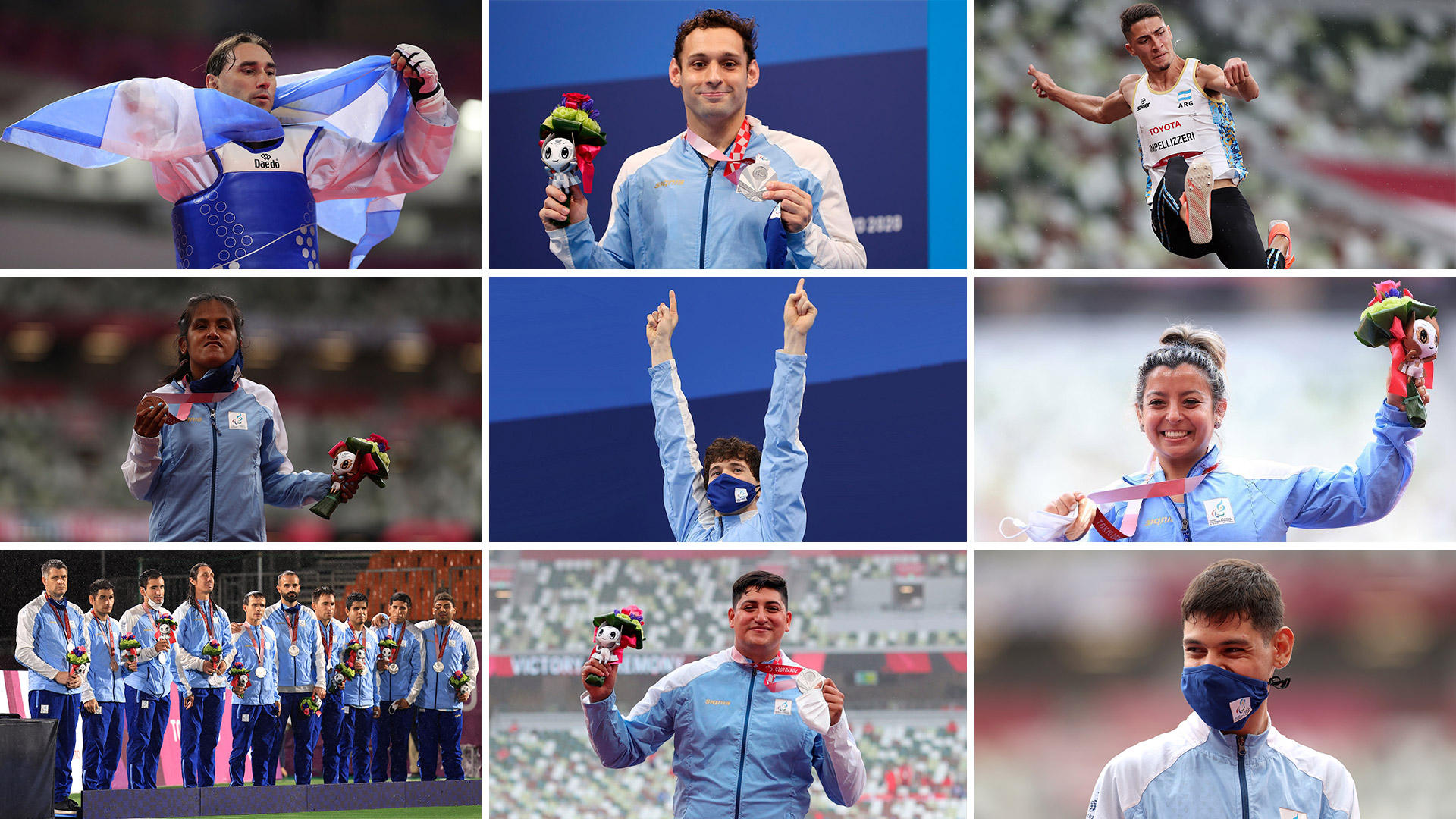 Las 9 medallas que consiguió Argentina en los Juegos Paralímpicos de Tokio - Infobae