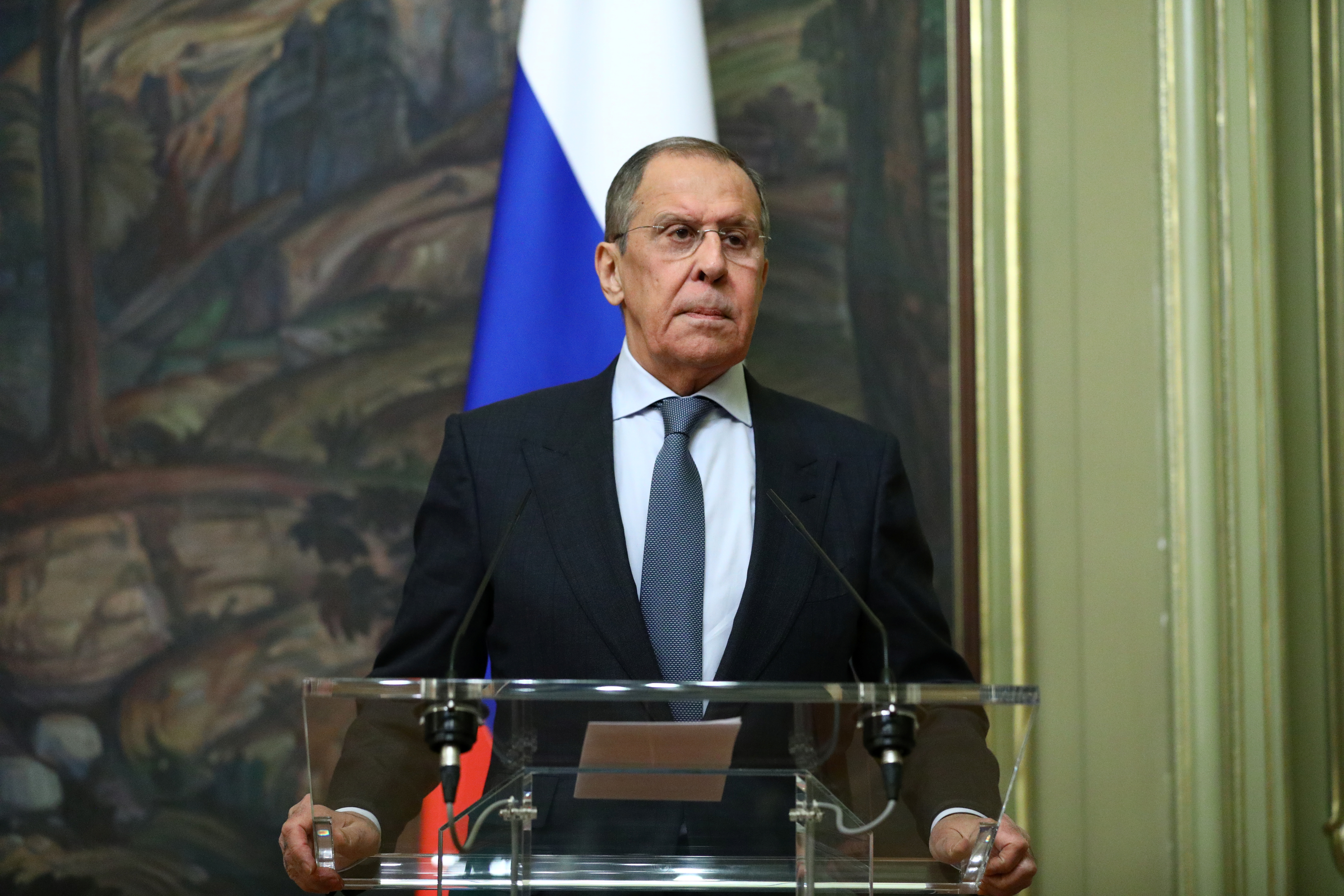 El canciller ruso Serguei Lavrov (Ministerio de Exteriores ruso via REUTERS)