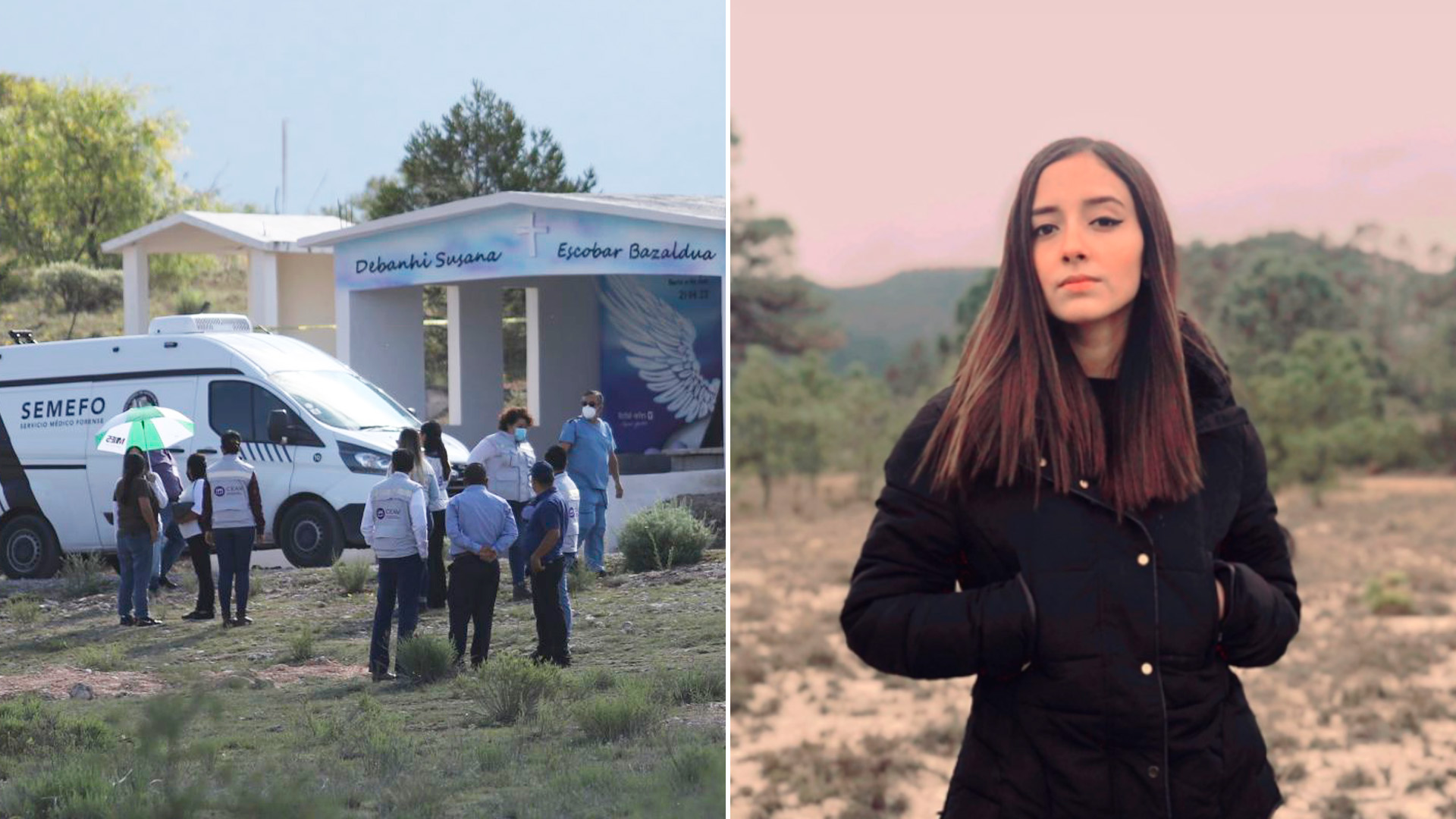 La exhumación del cadáver de Debanhi Escobar se llevó a cabo a incios del mes de julio (Fotos: Cuartoscuro: Alejandro Rodríguez / Facebook: DebanhiEscobar)