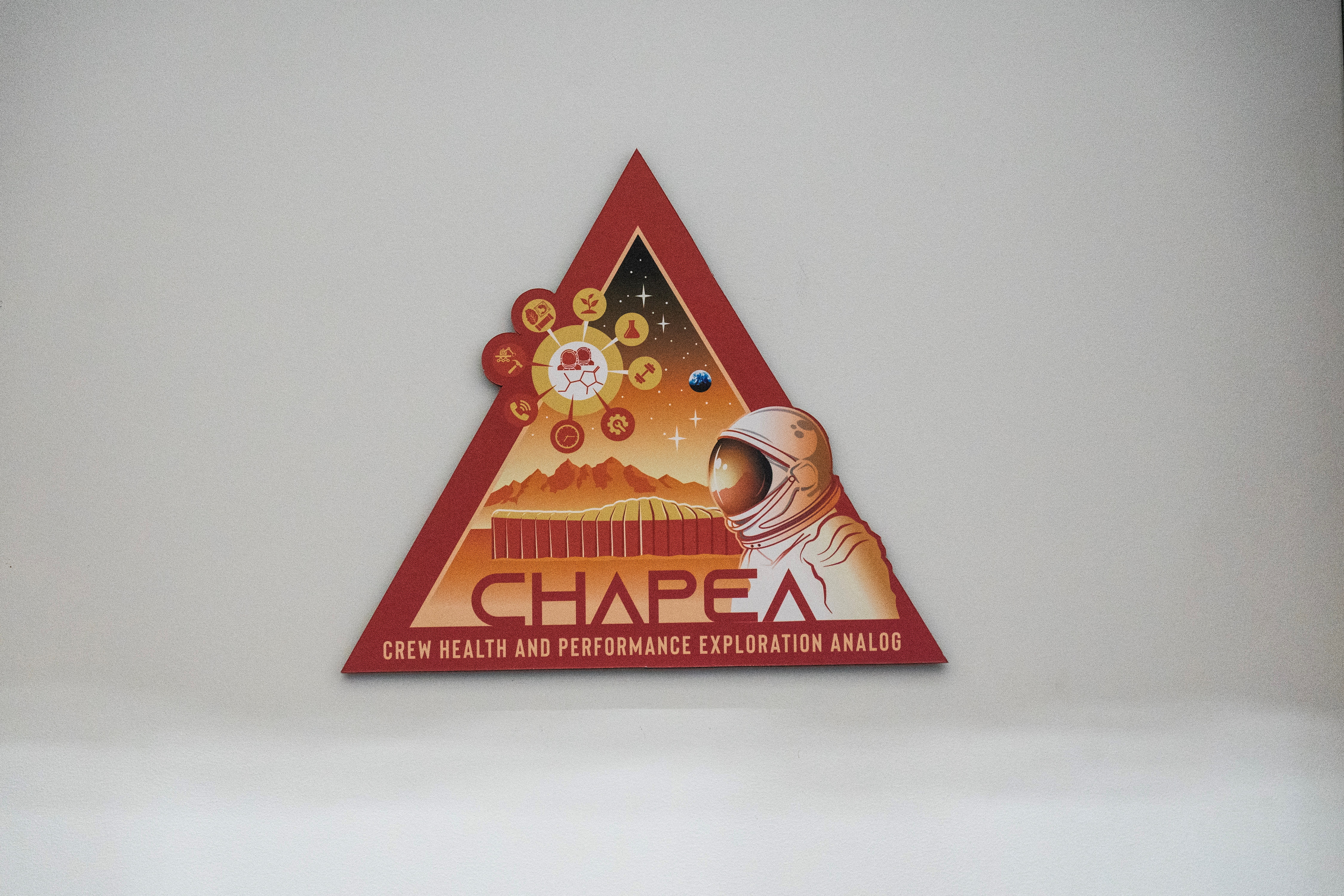 Escudo de la misión CHAPEA de la NASA (REUTERS/Go Nakamura)