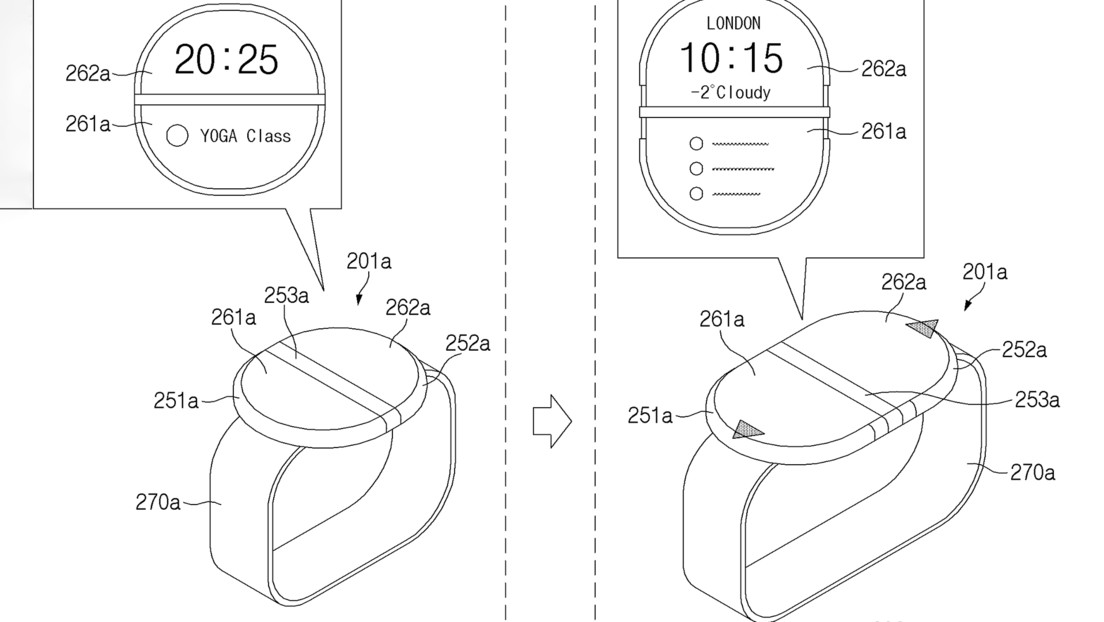 Samsung Patenta Reloj Con Pantalla Plegable Y Cámara Con Flash Infobae 8351