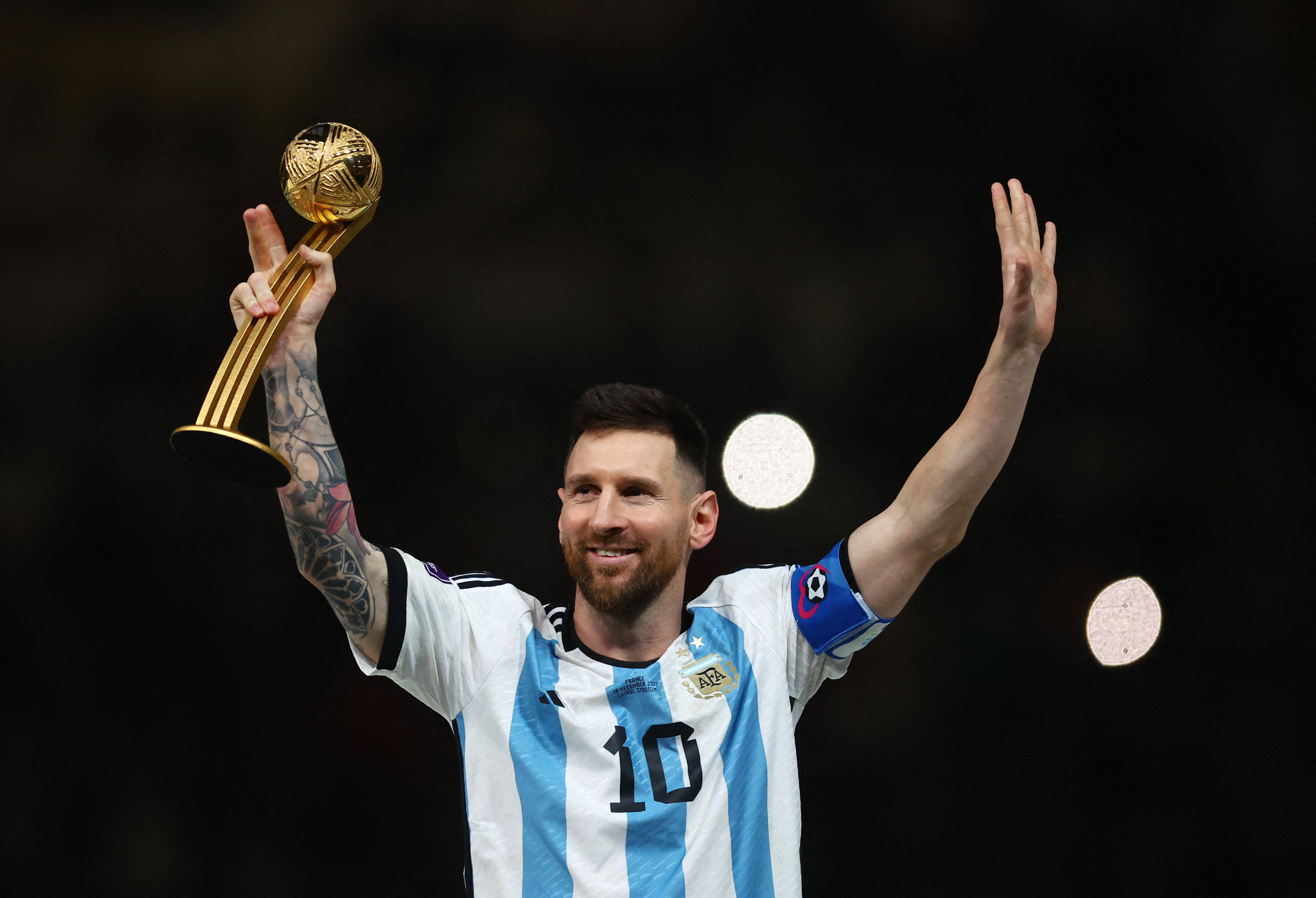 Al fin Messi campeón, Dios reparó su “error”