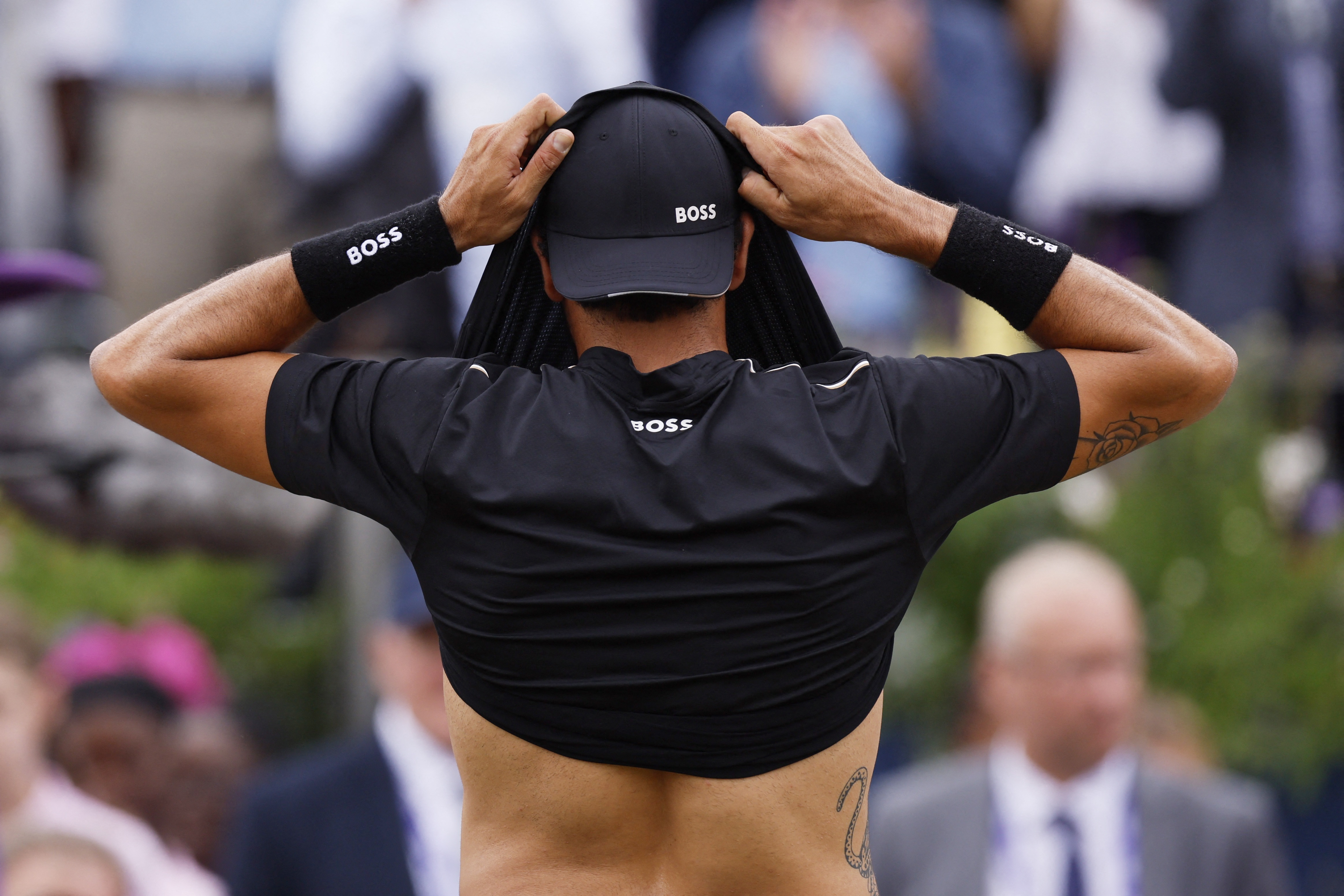Matteo Berrettini se retiró de Wimbledon por covid (Reuters)