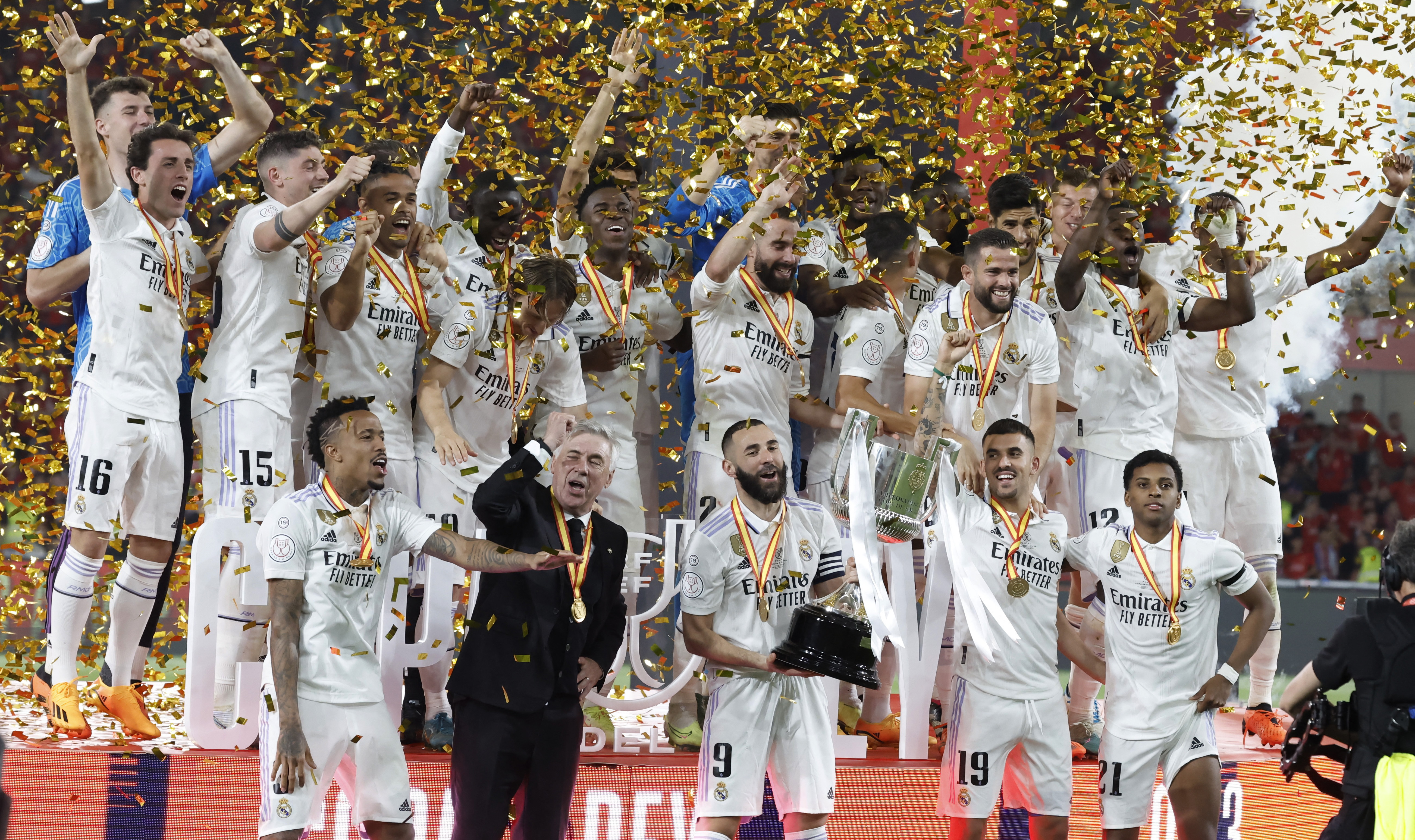 Vinícius destroza a Osasuna y el Real Madrid se proclama campeón de la Copa del Rey en Sevilla