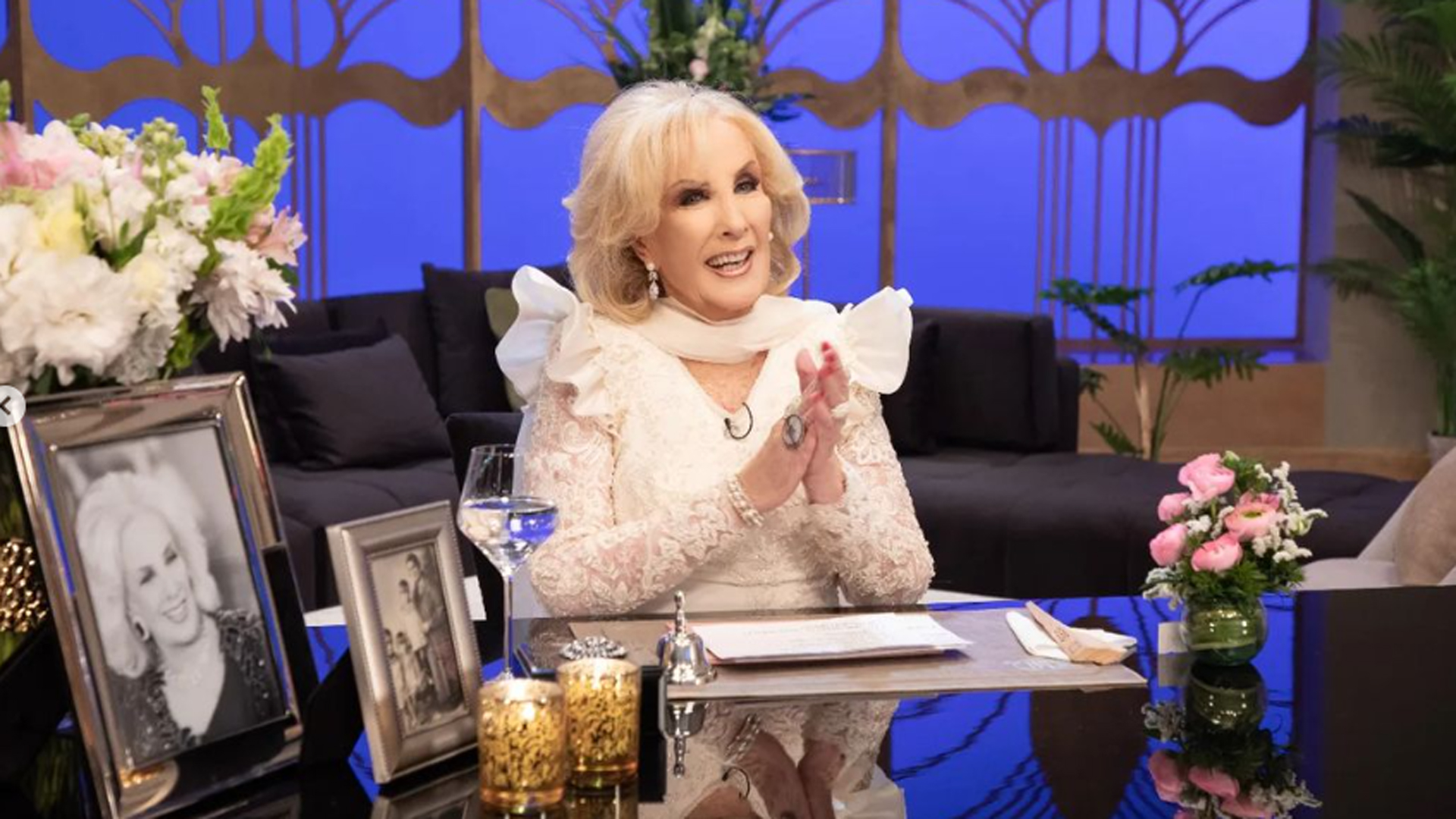 Los Detalles Del Look De Mirtha Legrand En Su Regreso Las Joyas Que Eligió Y El Diseño De Su 1348