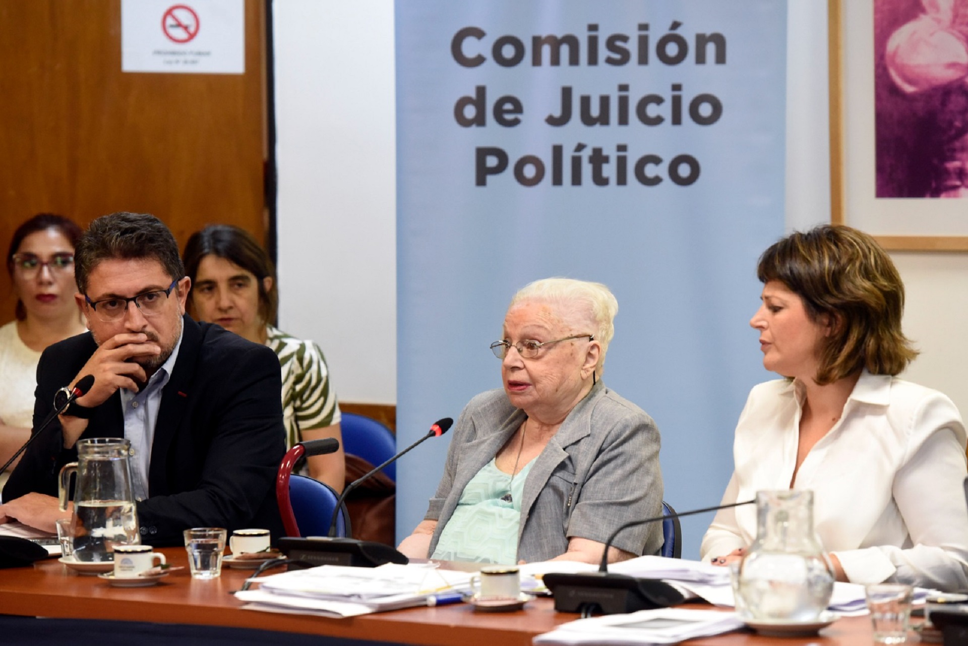 Gladys Cuervo, testigo ante la comisión de Juicio Político