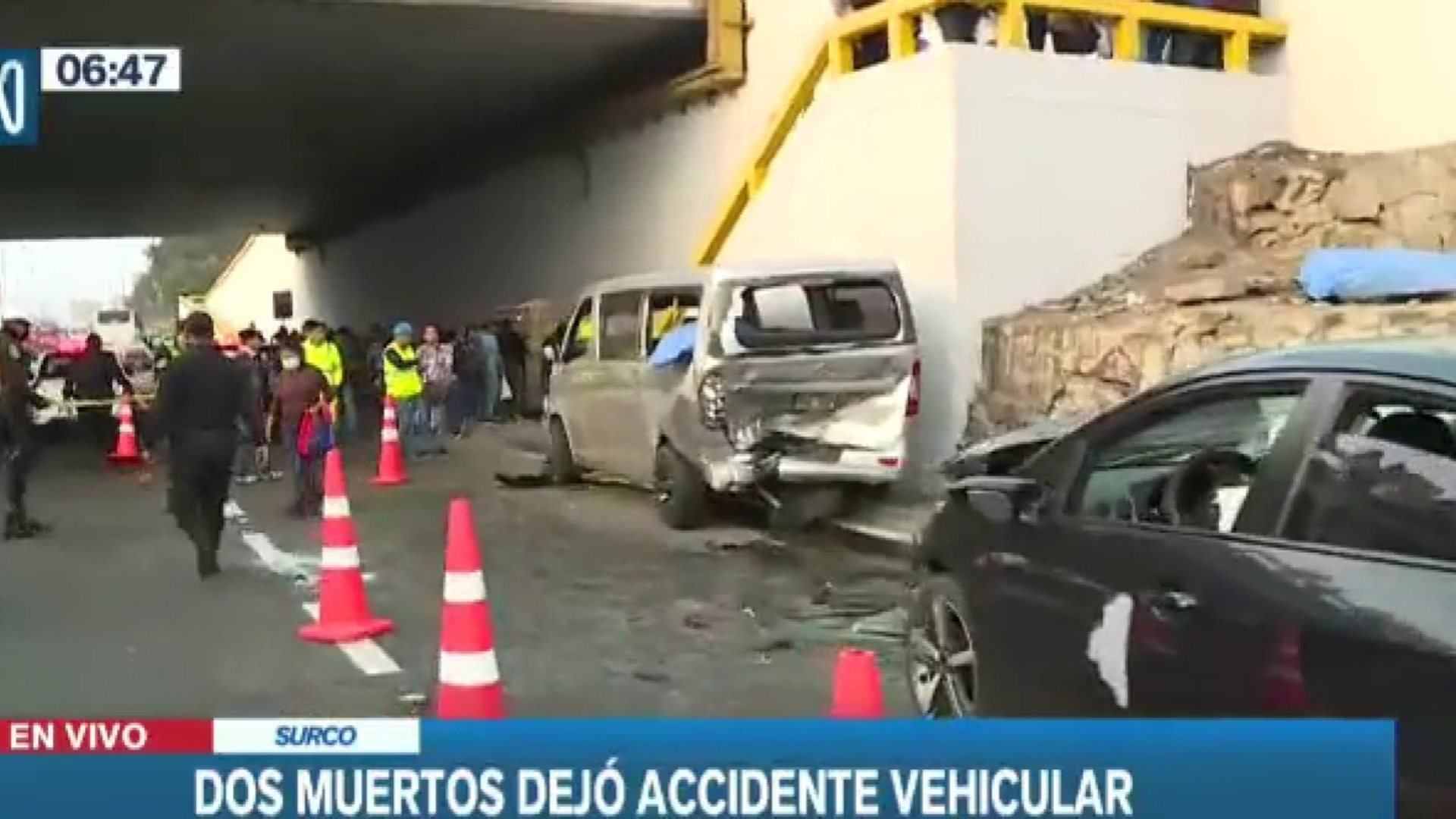 Surco Dos Muertos Dejó Accidente Vehicular En El Kilómetro 85 De La Panamericana Sur Infobae 5336