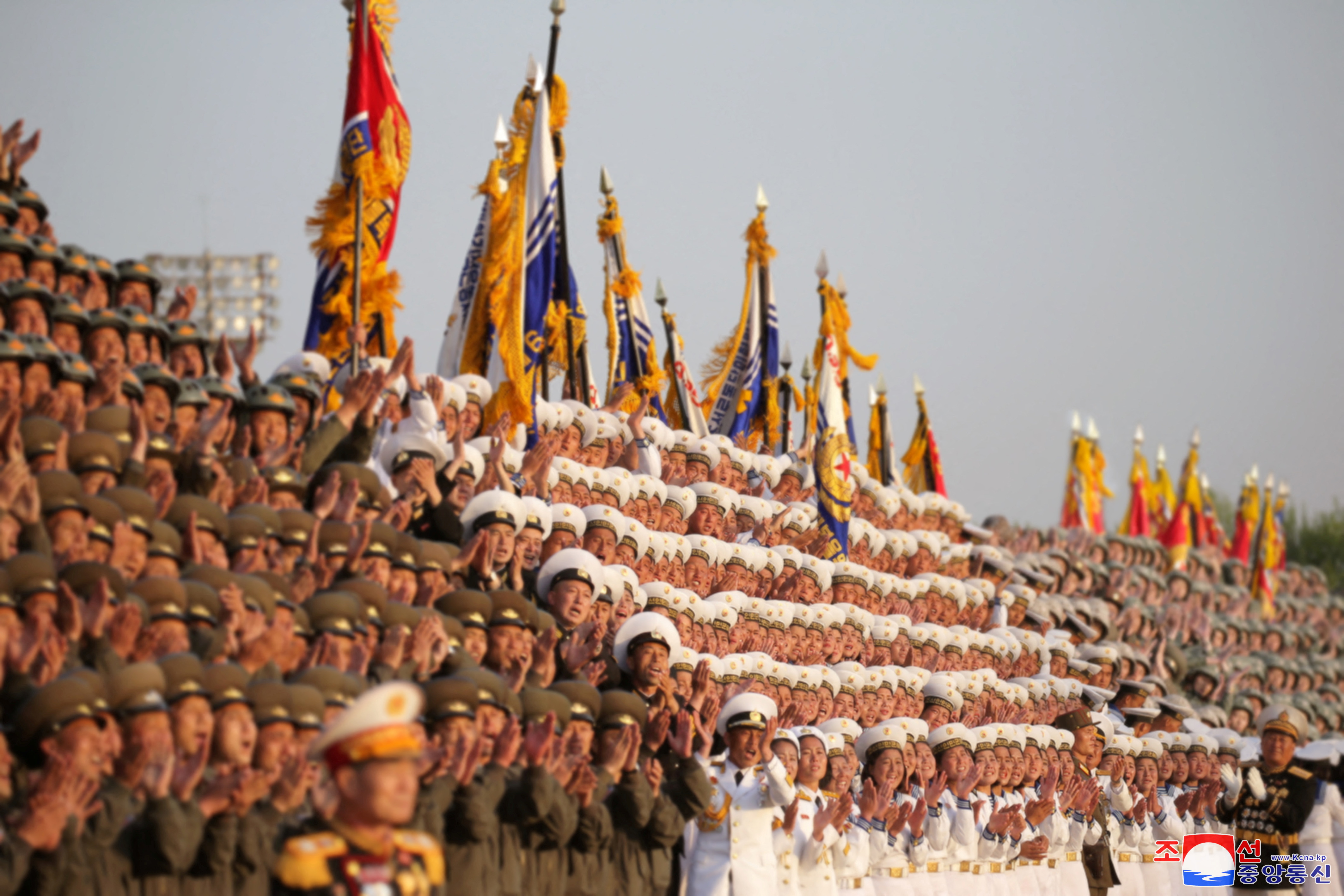 Desfile militar en Corea del Norte 