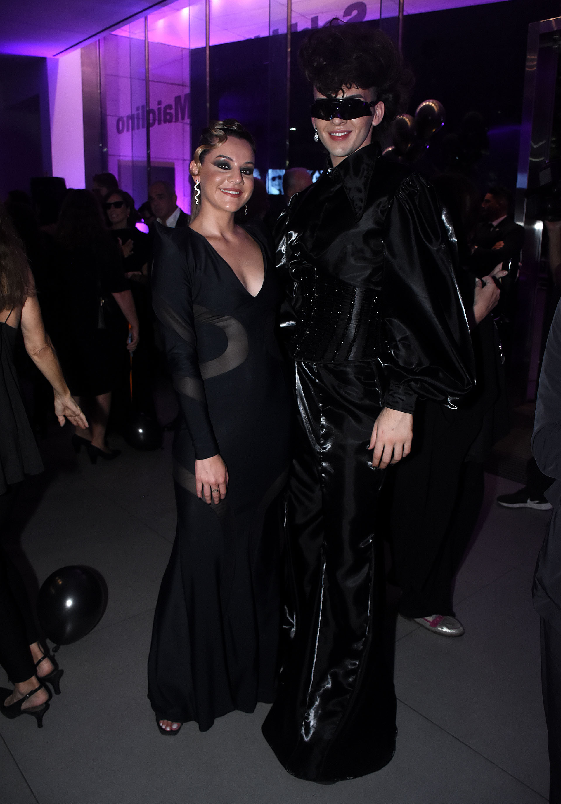 El diseñador Jorge Rey, autor del vestido que lució Marta Minujín 