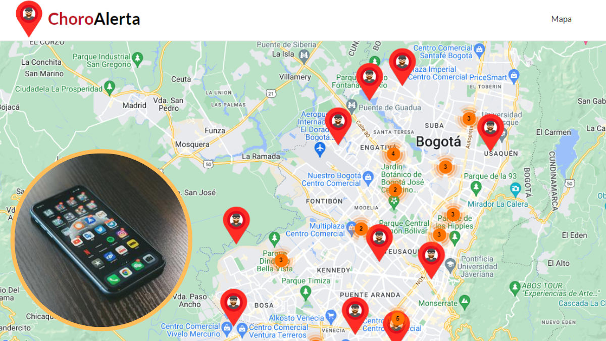 Choro alerta: así funciona el aplicativo para denunciar hurtos en Bogotá y “boletear” a los ladrones
