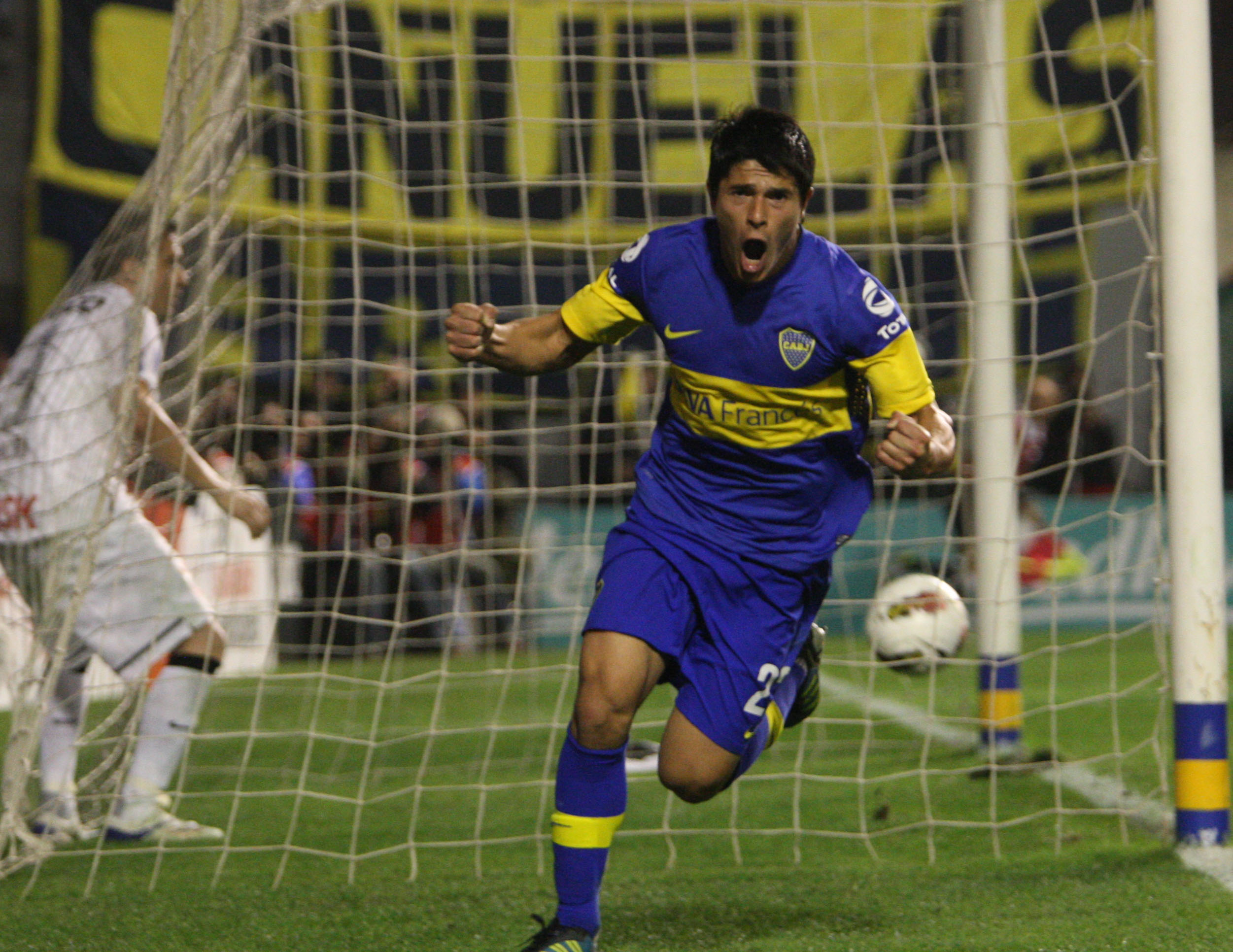 Facundo Roncaglia anotó el gol de Boca en la ida de la final de la Libertadores 2012 pero no jugó la revancha porque tenía vencido el contrato