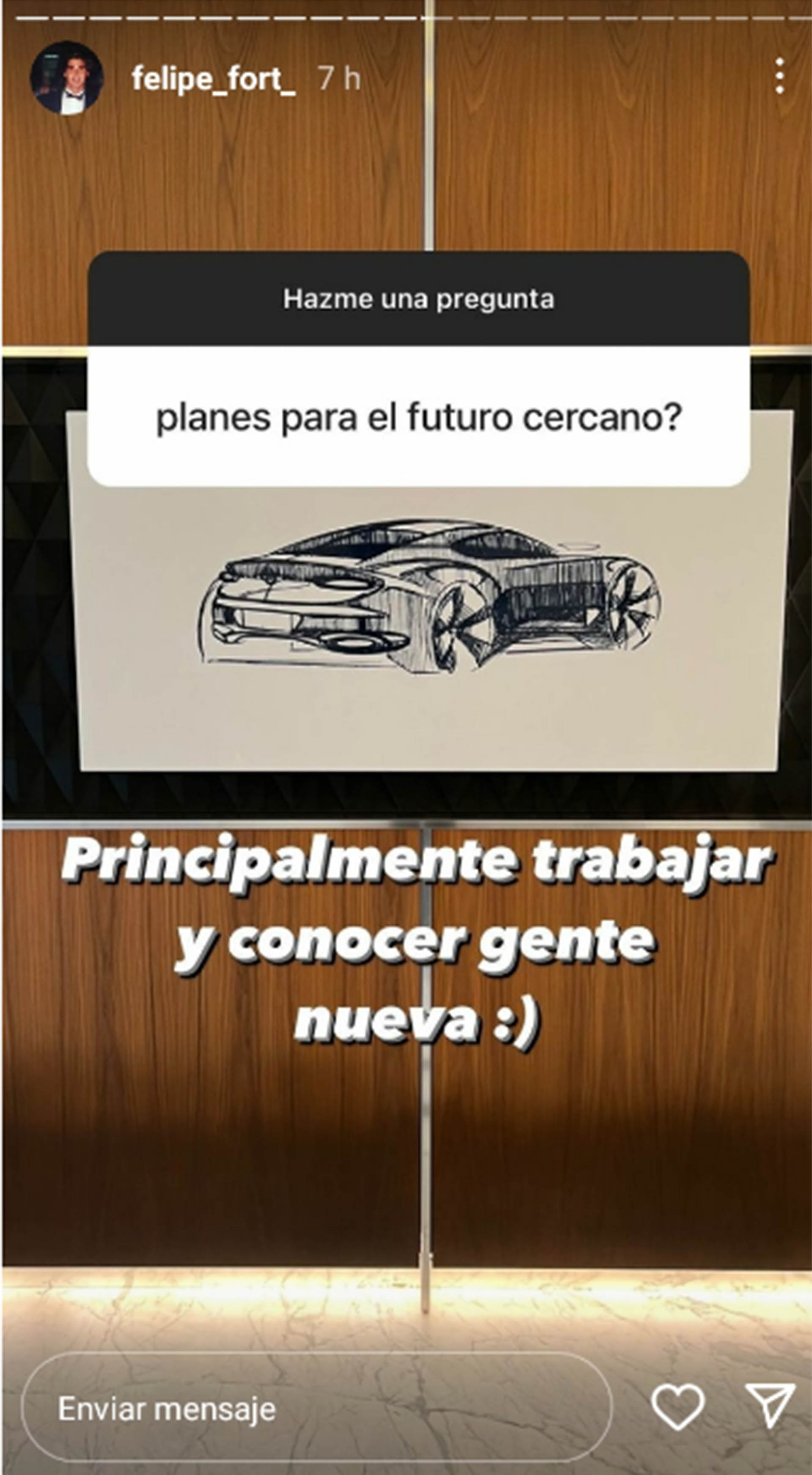 Felipe Fort y sus planes a futuro