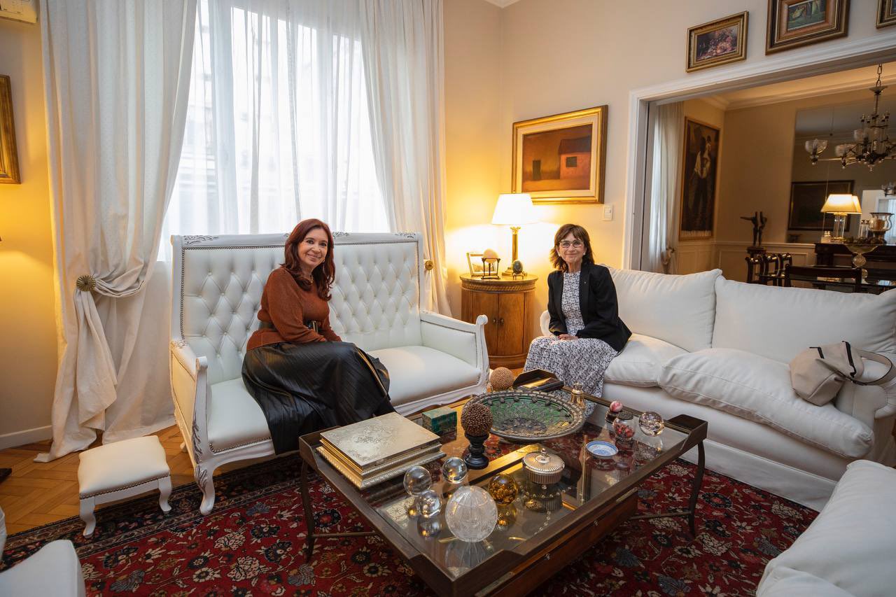 Cristina Kirchner con Pilar Del Rio