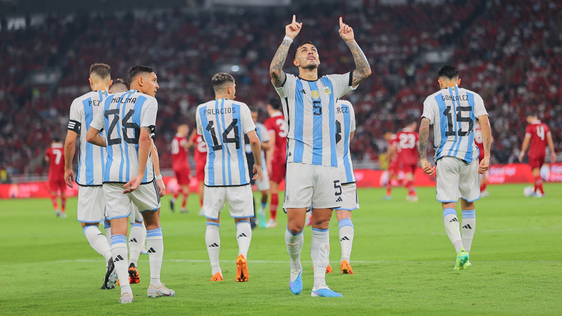 Argentina se impuso a Indonesia por 2-0 