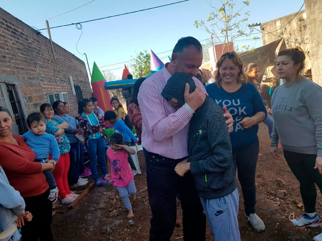 Saber lo que es el hambre, hizo que Pelusa hiciera de su vida un motor solidario