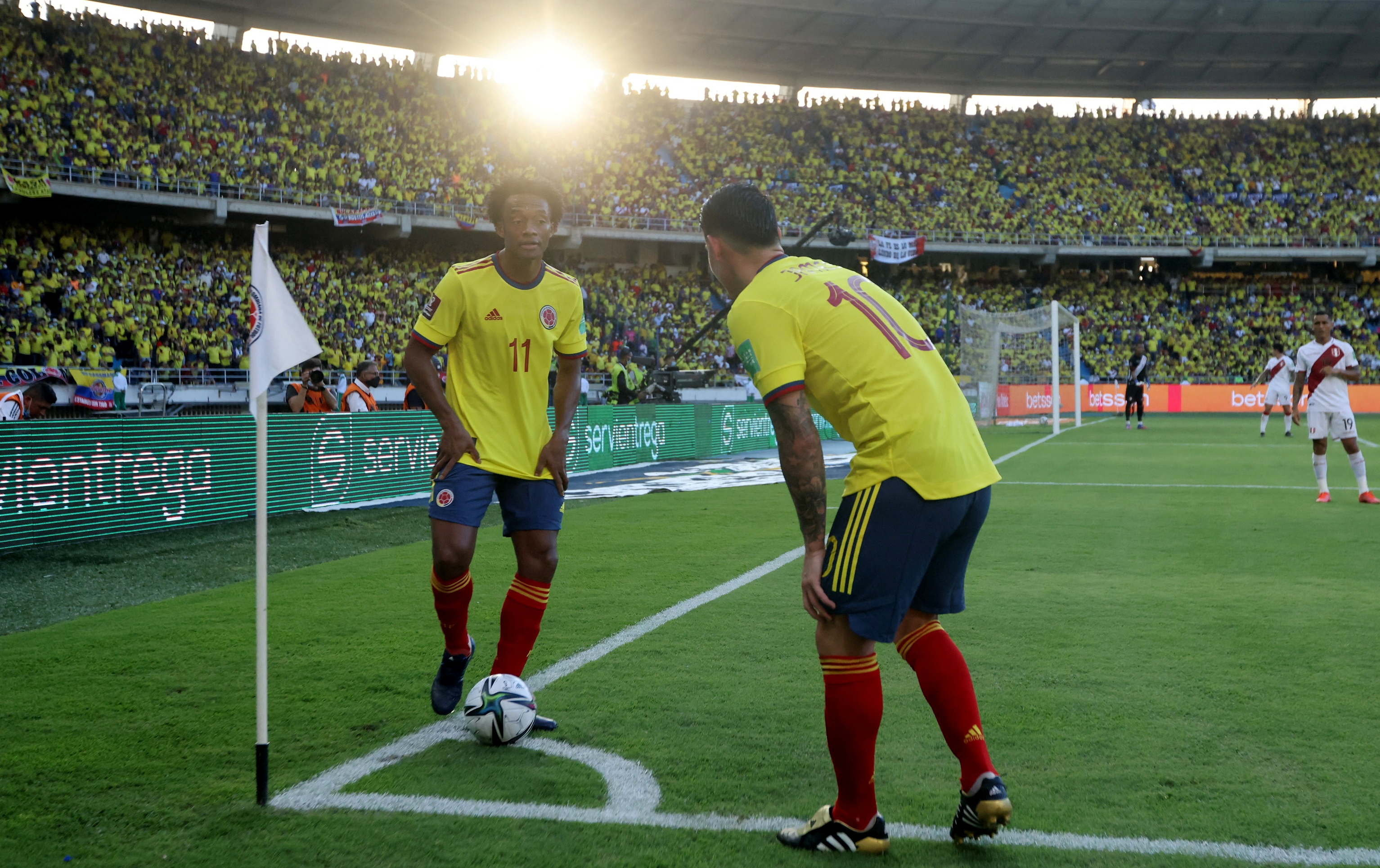La Selección Colombia deberá buscar un triunfo en su visita a Argentina en las Eliminatorias. Foto: REUTERS/Luisa Gonzalez