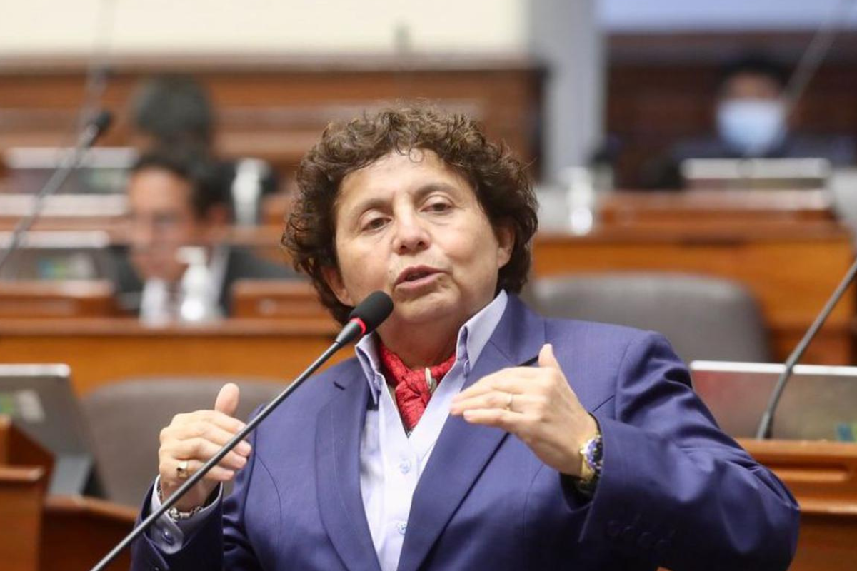 Susel Paredes indicó que la intención de moción de vacancia contra Pedro Castillo, por parte de López Aliaga, “tal vez no tenga los votos” necesarios. (Congreso)