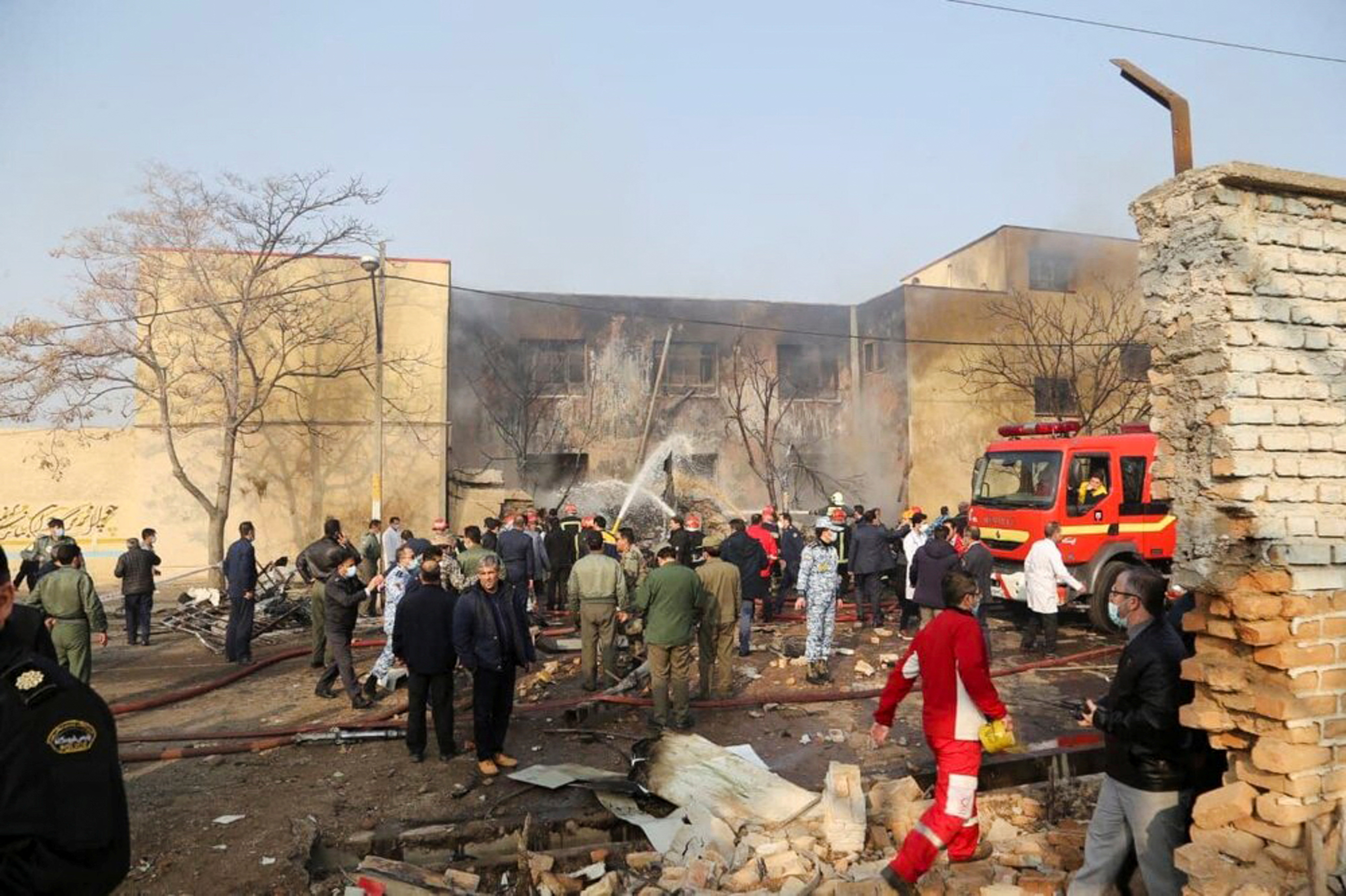 Un avión de combate también se estrelló en Tabriz durante ejercicios militares en septiembre de 2011 (Tasnim News/WANA/Reuters)