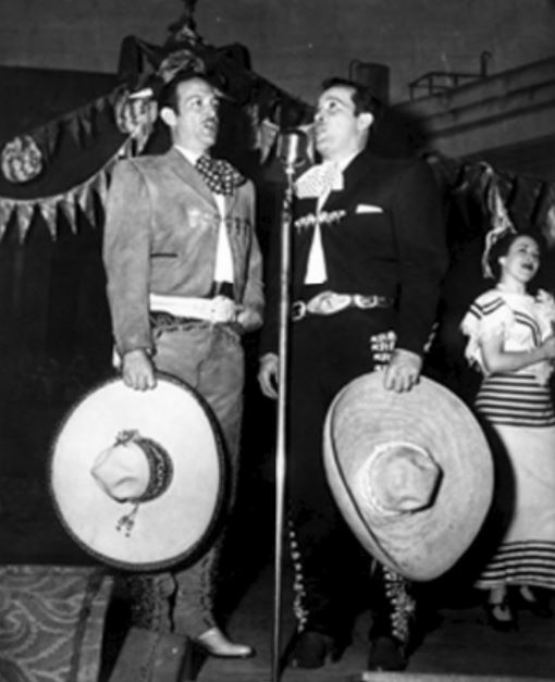 Infante and Negrete became friends when the "Immortal Idol" He decided to dedicate himself to the cinema and asked him for help. "Singing Charro" (Photo: INAH)