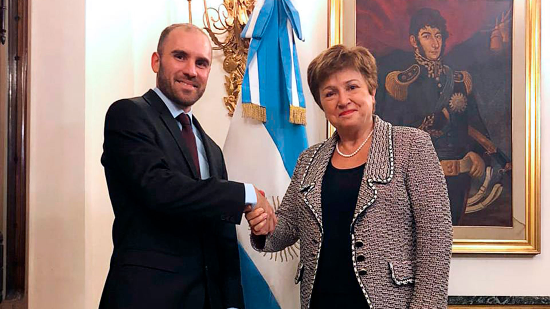 Kristalina Georgieva destacó el rol de Martín Guzmán en la negociación con el Fondo Monetario. 