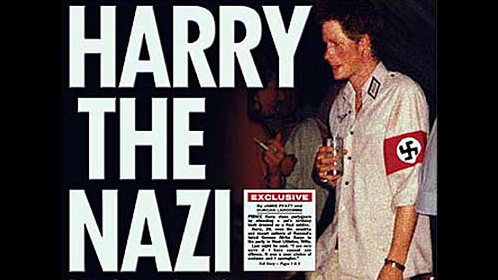Harry acusó a su hermano William y a Kate Middleton de inducirlo a usar un disfraz nazi en 2005