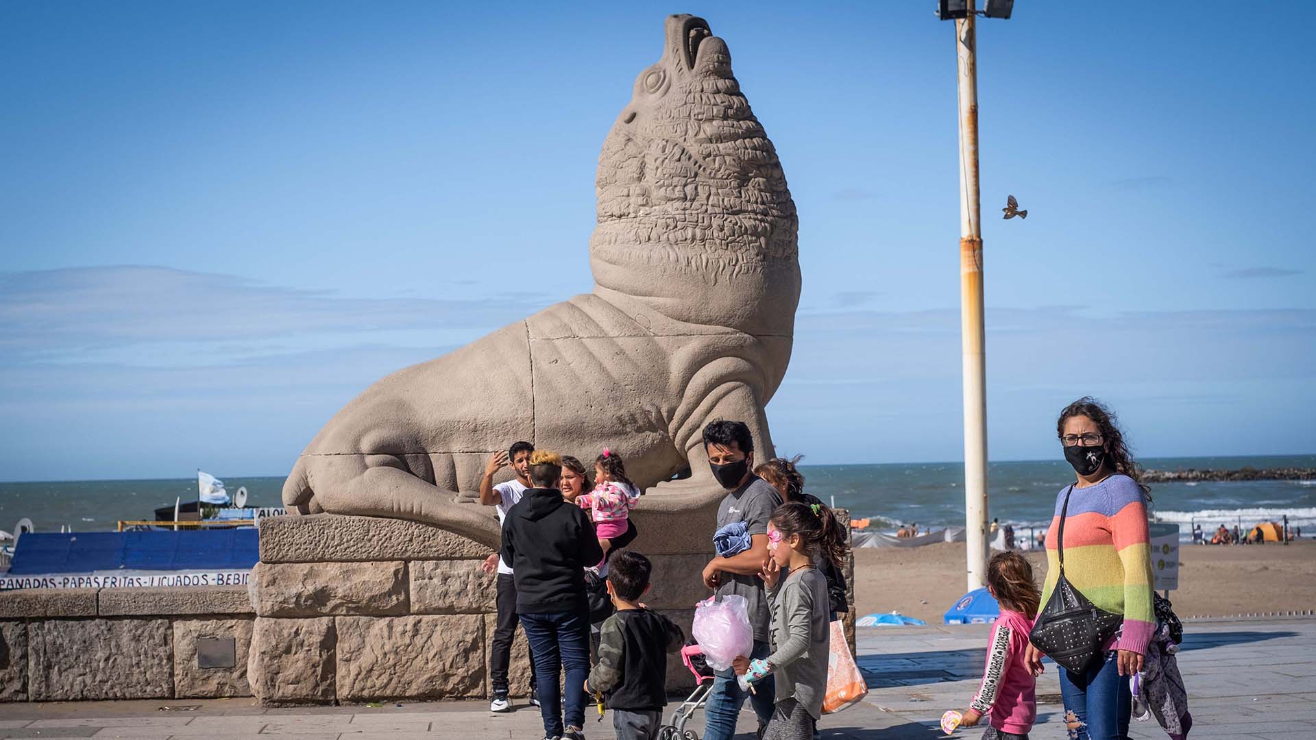 En Mar del Plata no esperan grandes volúmenes de visitantes (Foto: Diego Izquierdo/Télam/CF)
