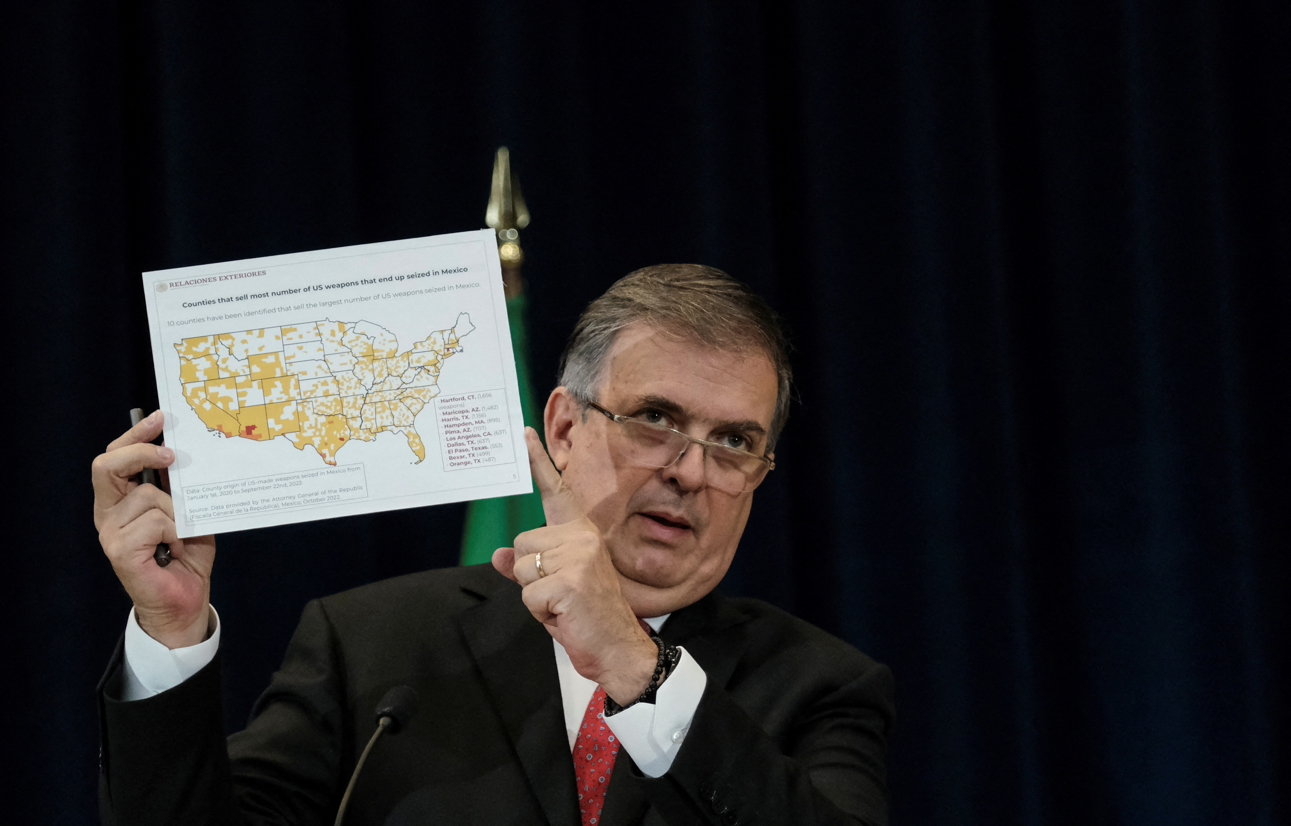 “México está decomisando más cocaína que Estados Unidos”, dijo Ebrard tras reunión en Washington