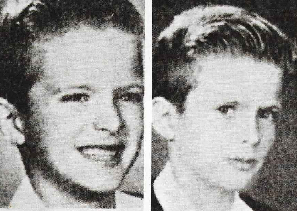 Marcelo Ebrard a los 6 años de edad (izquierda) y a los 9 (derecha) (FOTOS: Revista Quién)