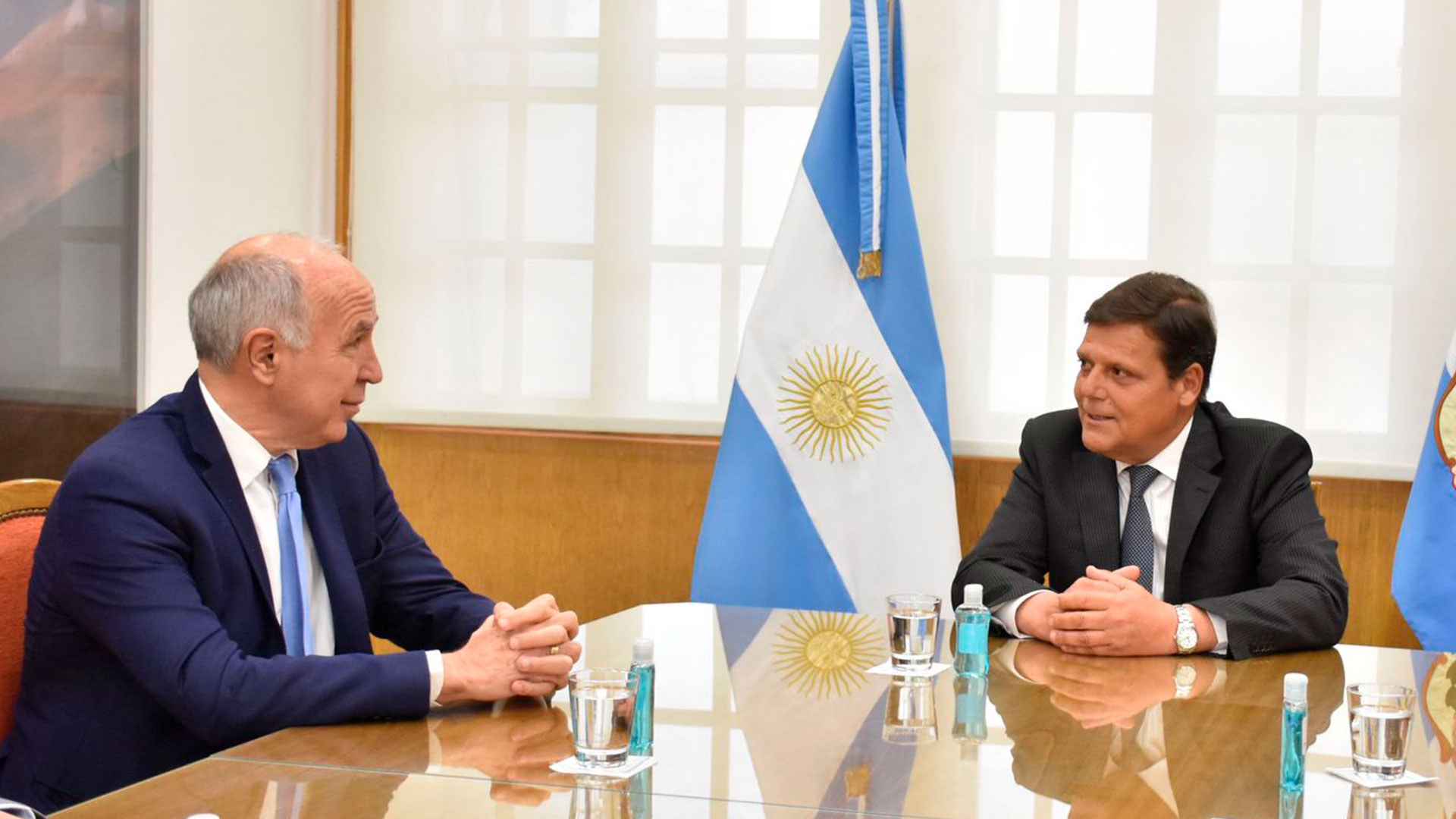 Ricardo Lorenzetti reunido con el presidente de la Corte Suprema de Justicia de la provincia de San Juan, Juan José Victoria