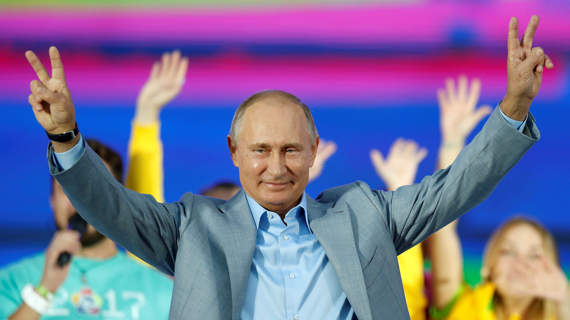 Путин с сердечками