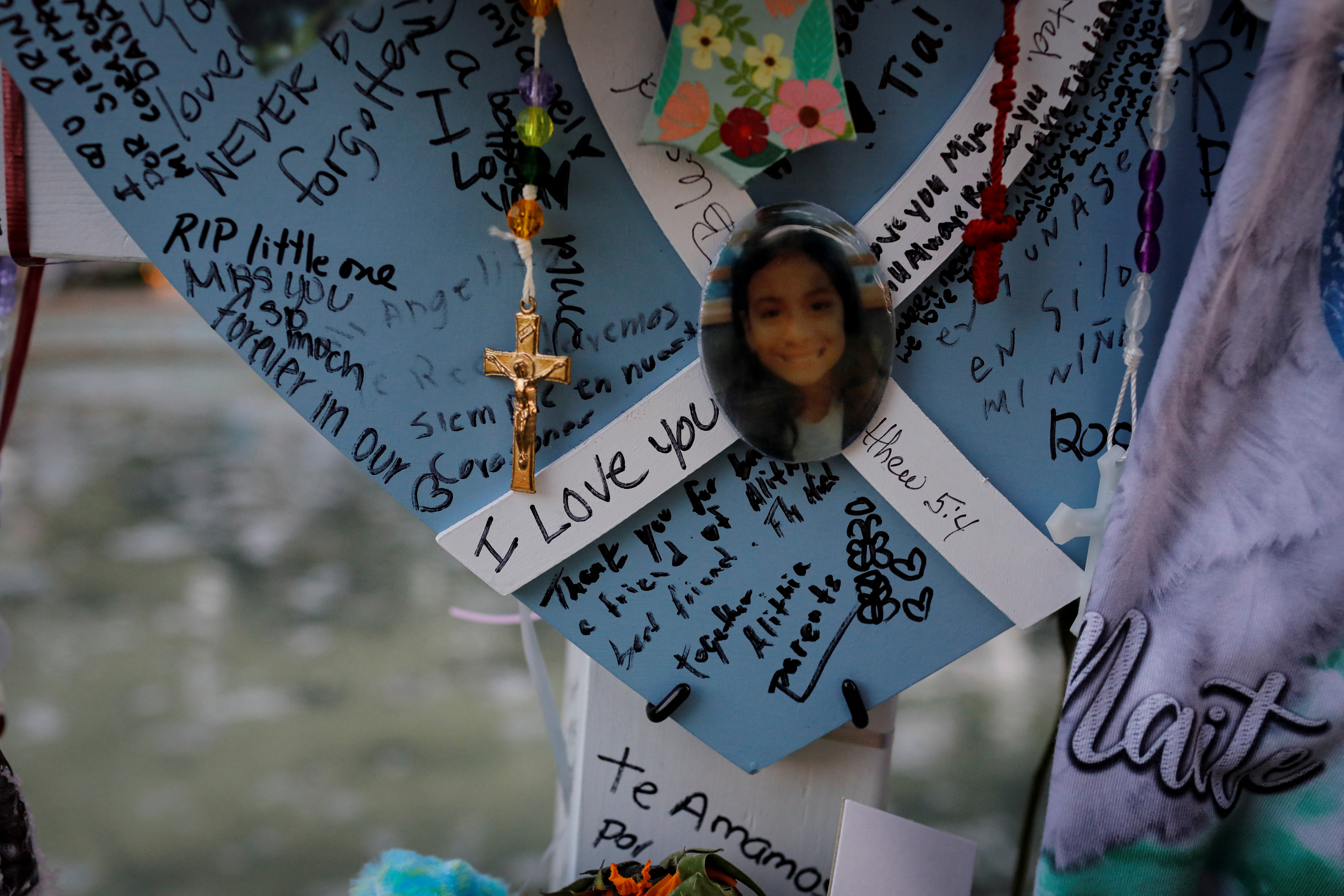 Una foto de Maite Rodríguez, una de las víctimas del tiroteo en la escuela Robb Elementary