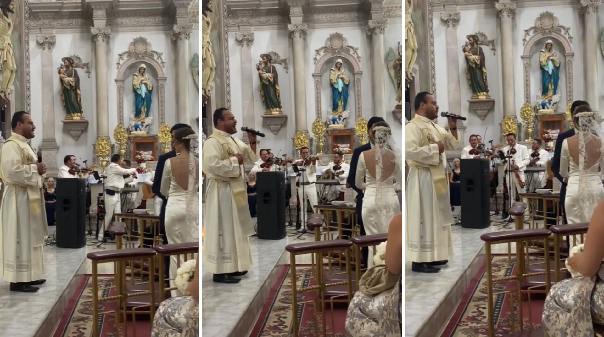 Así hasta yo voy a misa”: Sacerdote de Jalisco se viralizó en Tik Tok al  cantar 'Mi razón de ser' en una boda - Infobae