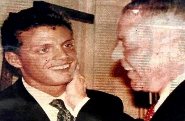 Así fue el encuentro entre Luis Miguel y Frank Sinatra (Archivo)