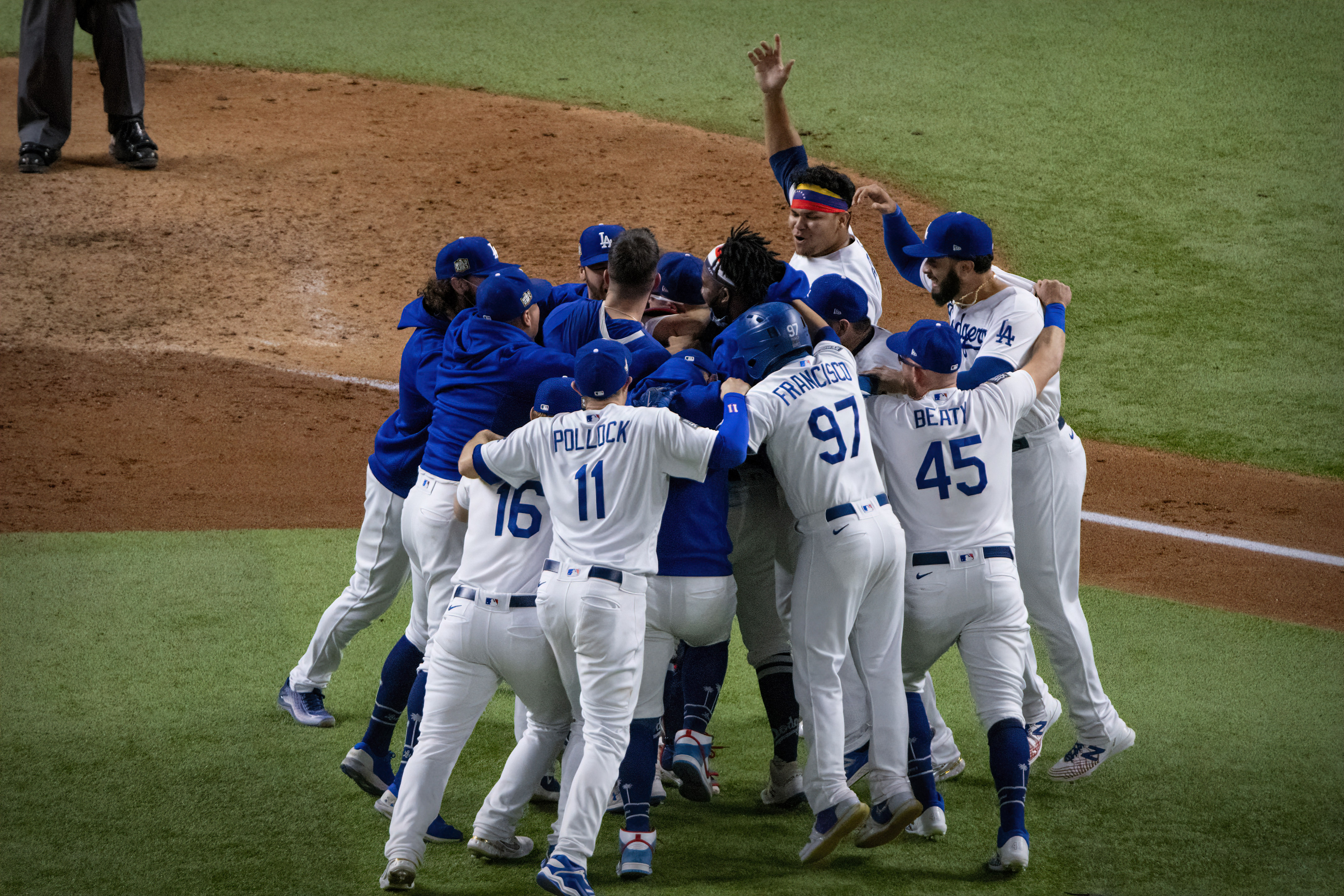 Los Dodgers volvieron a ganar un título en la MLB, tras 32 años (Foto: Jerome Miron-USA TODAY Sports)