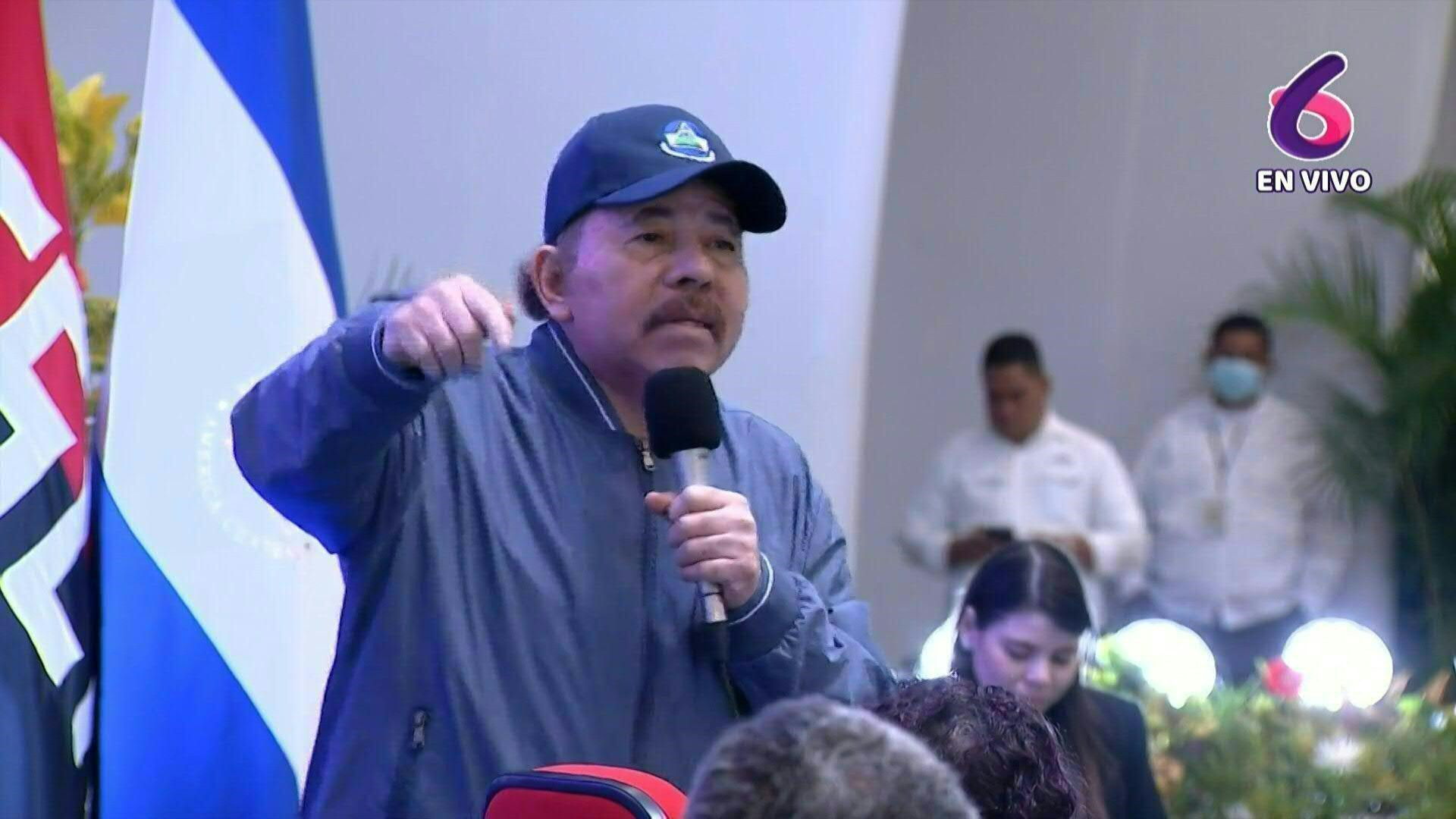 Daniel Ortega reclamó por la retención de un avión venezolano y de su tripulación a pedido de Estados Unidos y exigió su inmediata liberación