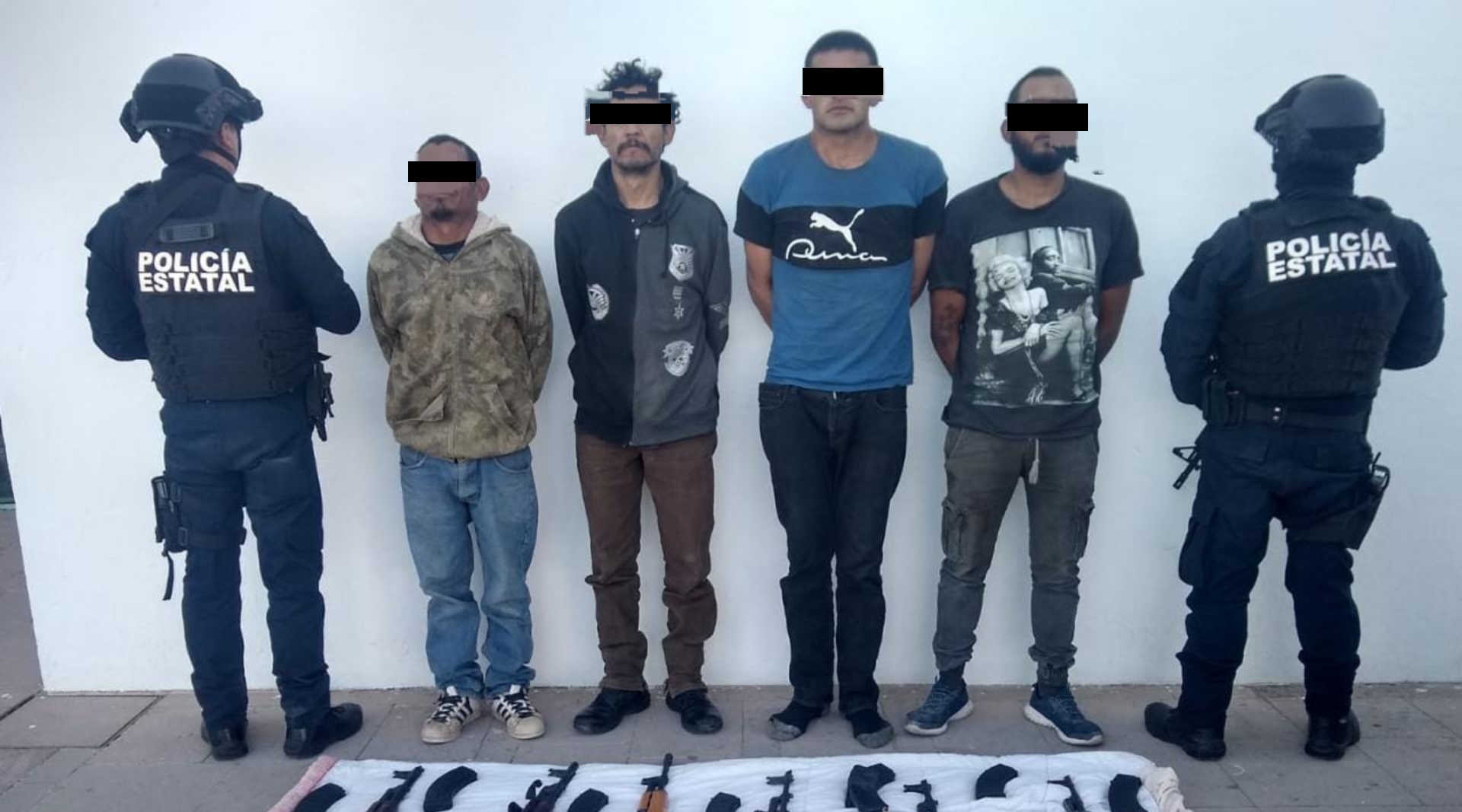 Las acciones de seguridad acumularon un total de 14 detenciones en diversos municipios. (SSP Zacatecas)