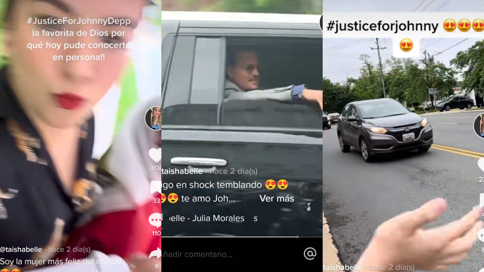 Mexicana went viral for a euphoric welcome to Johnny Depp in Virginia court: 