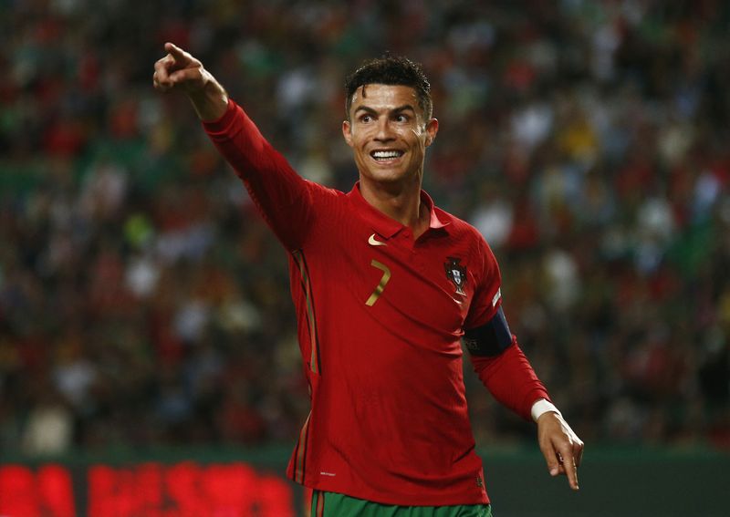 Cristiano Ronaldo fez dois gols pelo time (REUTERS/Pedro Nunes)