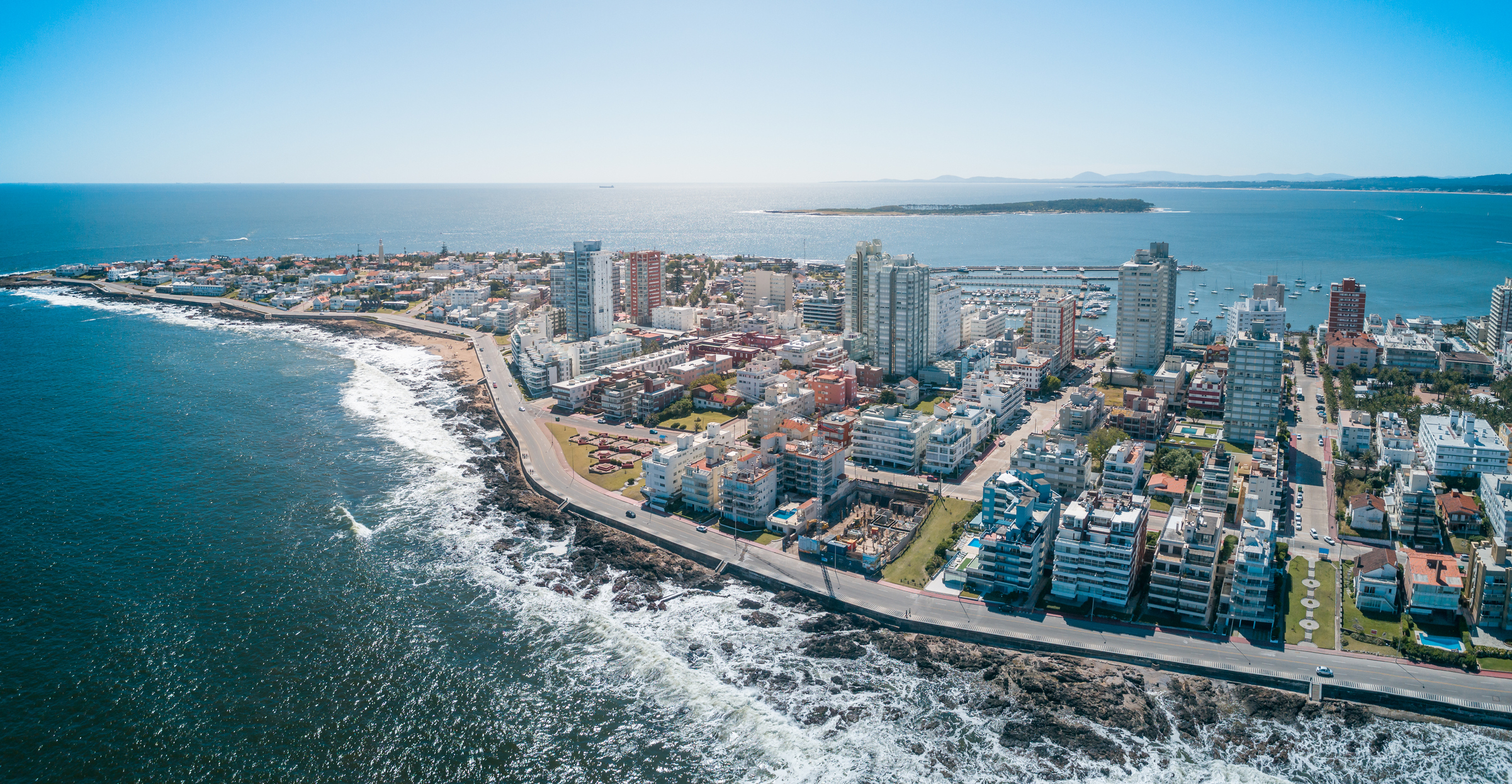 Vista de la ciudad de Punta del Este