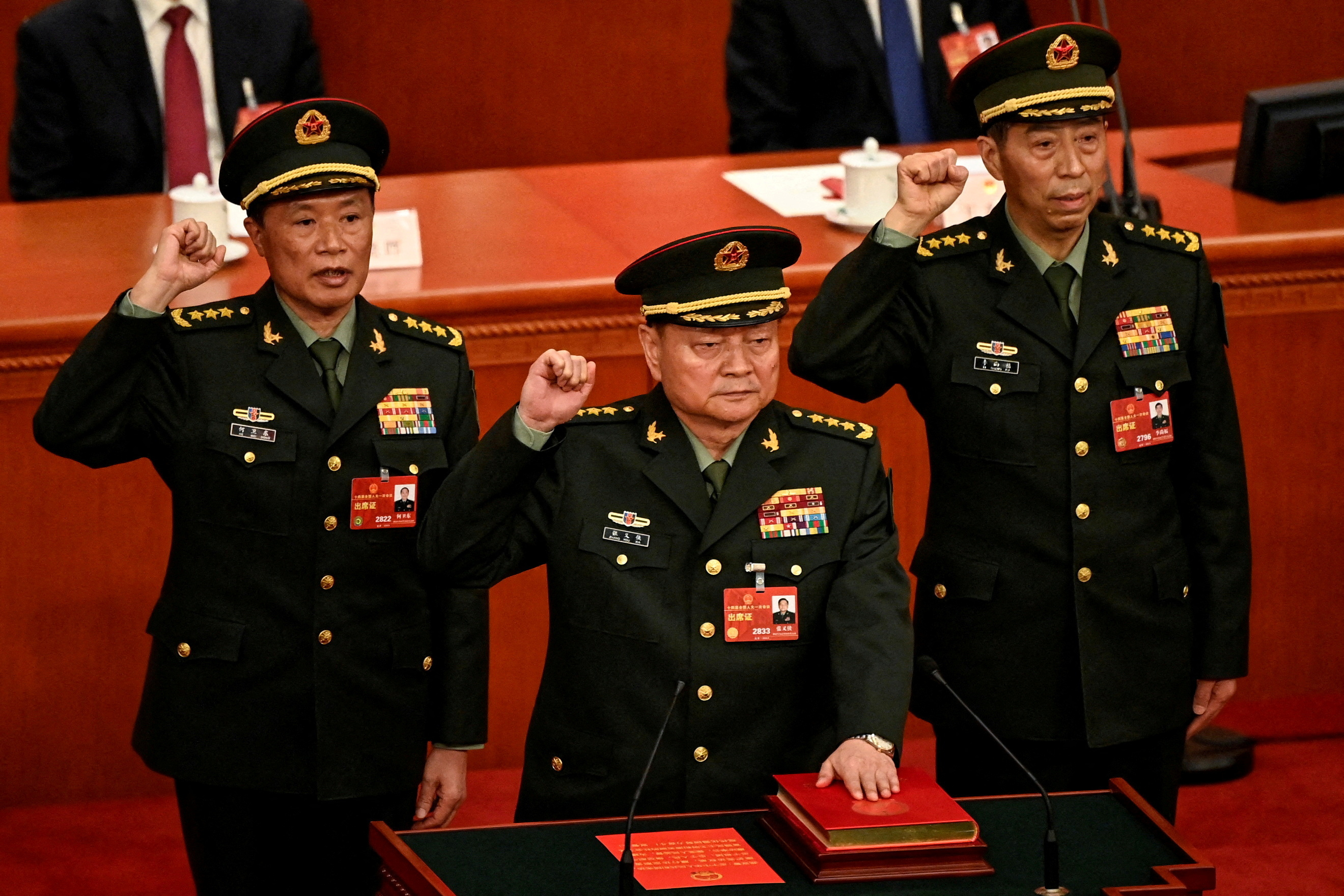 Foto de archivo del general Li Shangfu, ministro de Defensa Nacional de China (REUTERS)