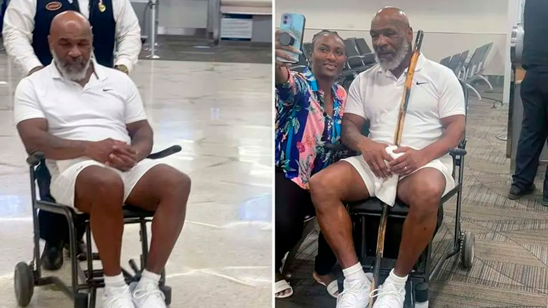 Mike Tyson fue fotografiado en silla de ruedas y crece la preocupación por su estado de salud