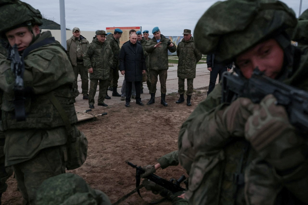 El Ministerio de Defensa ruso dijo que el tiroteo tuvo lugar durante una sesión de entrenamiento para un grupo de voluntarios “que deseaban participar en la operación militar en Ucrania. (REUTERS) 