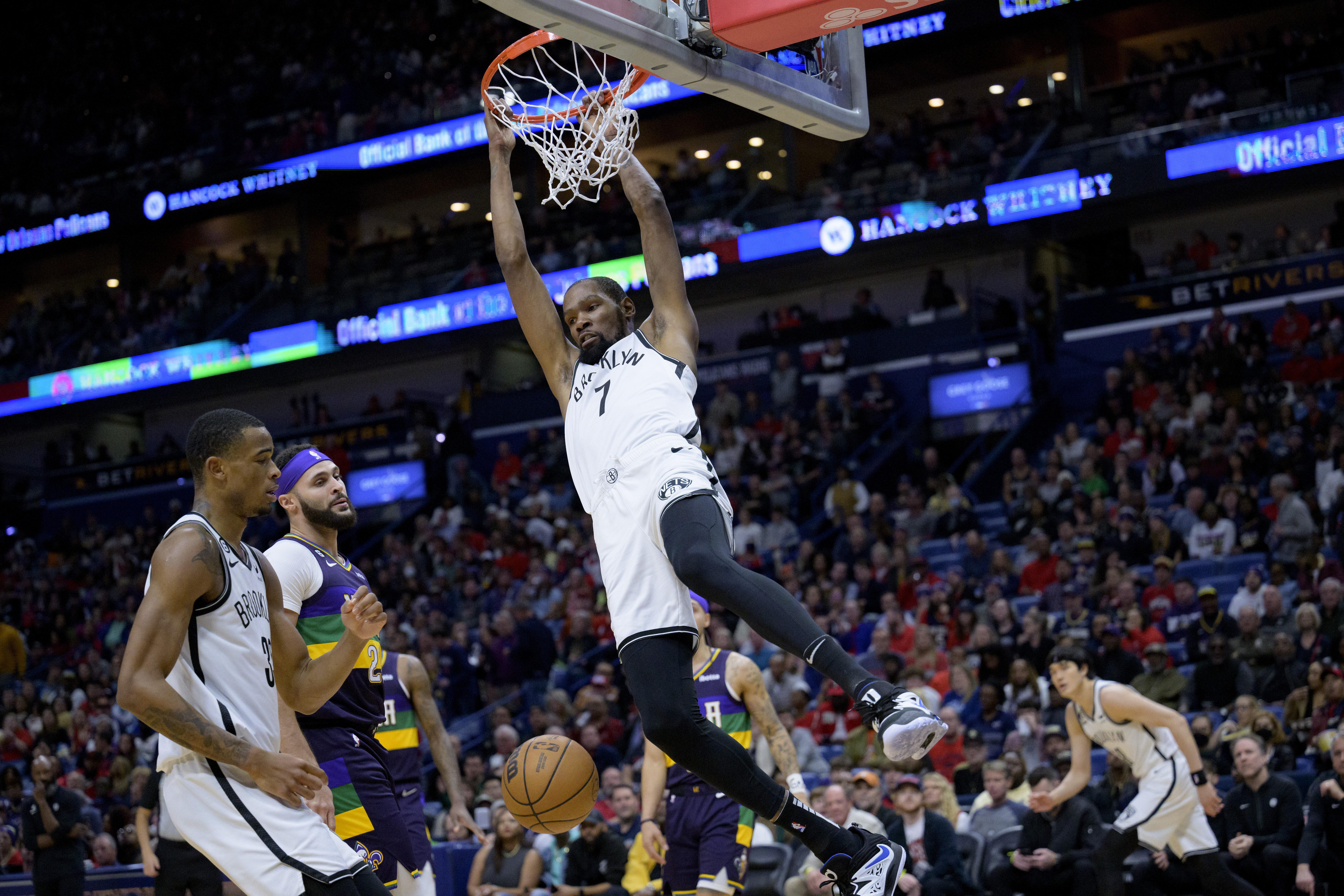 Kevin Durant fue traspasado desde Brookyn Nets a Phoenix Suns (AP Foto/Matthew Hinton)