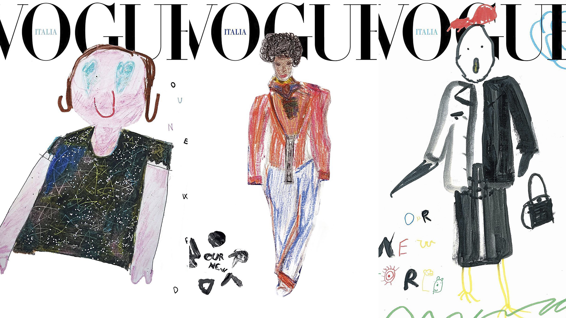 Vogue Italia Lanza 8 Portadas Dibujadas Por Niños Infobae