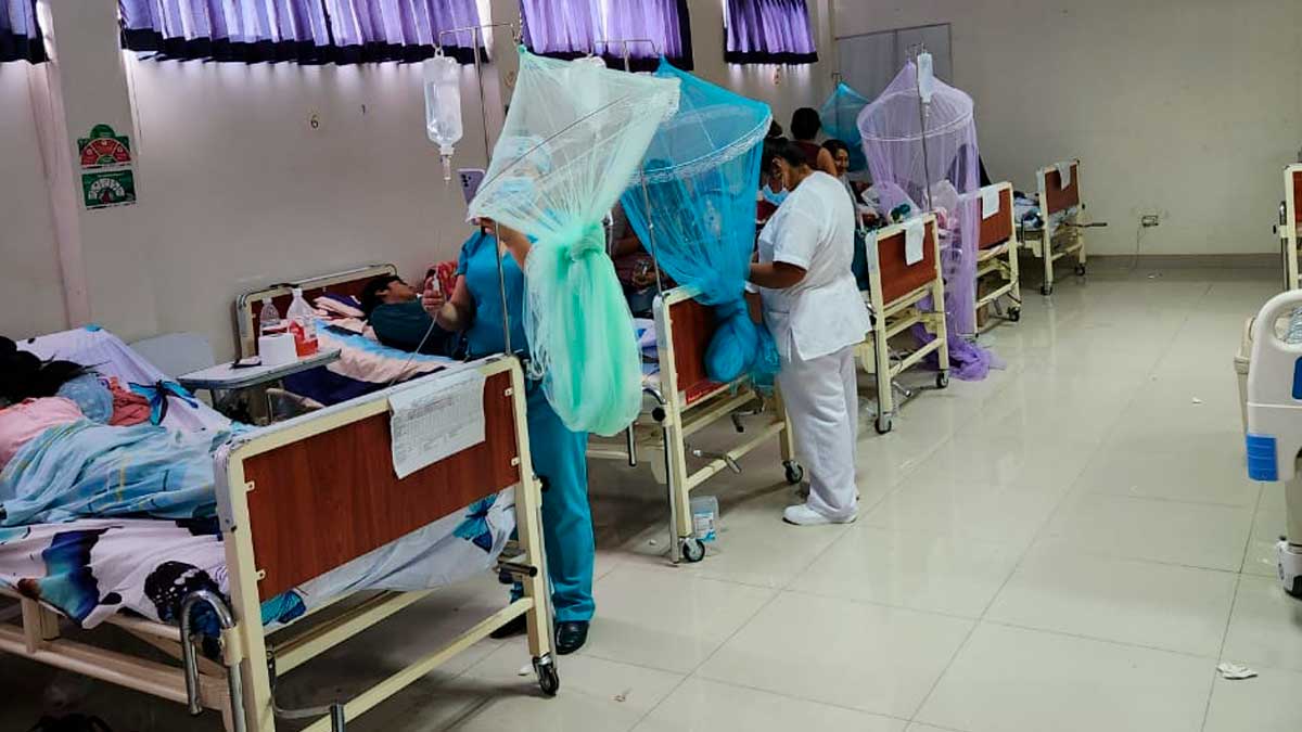 Las salas de hospitalización de los centros de salud de Piura están al tope de su capacidad.