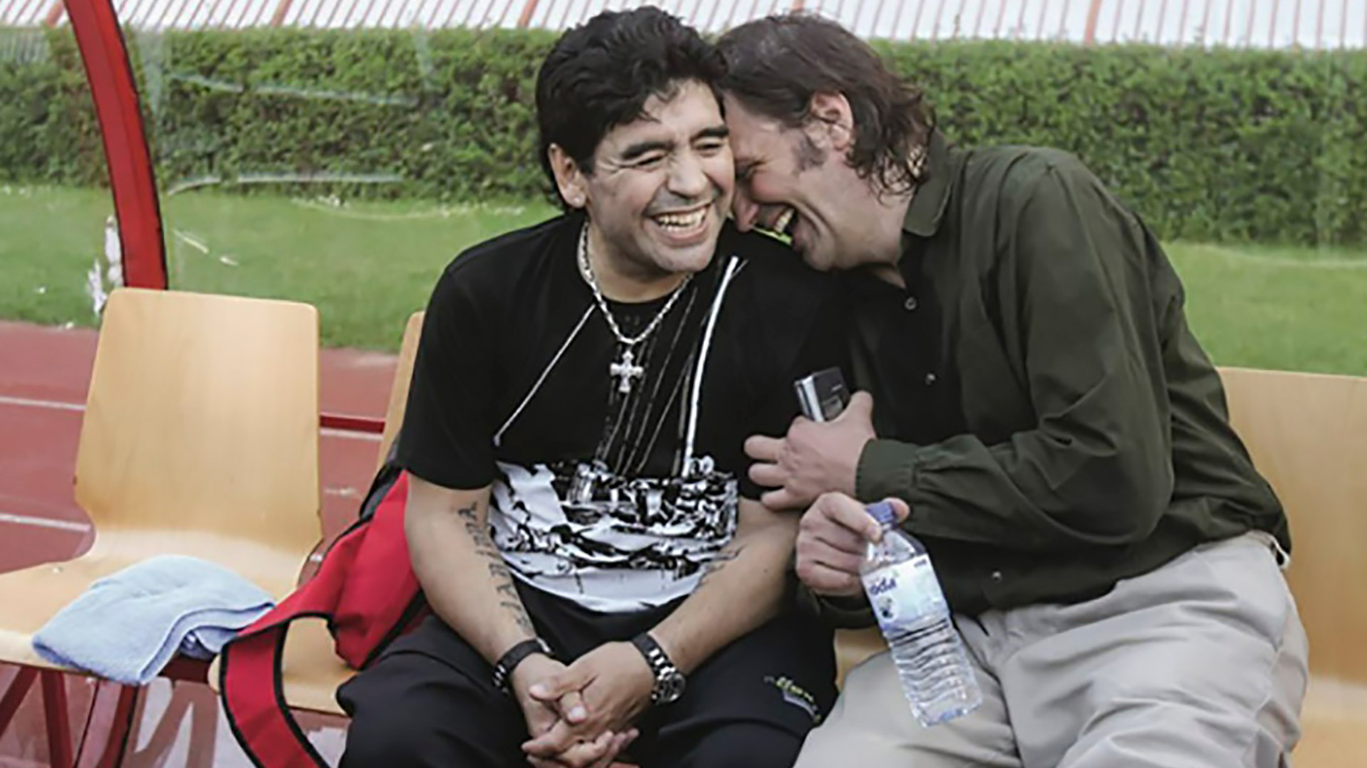 Emir Kusturika y el "Diez": una amistad que tuvo su correlato fílmico en 2008.
Dragana Udovicic
