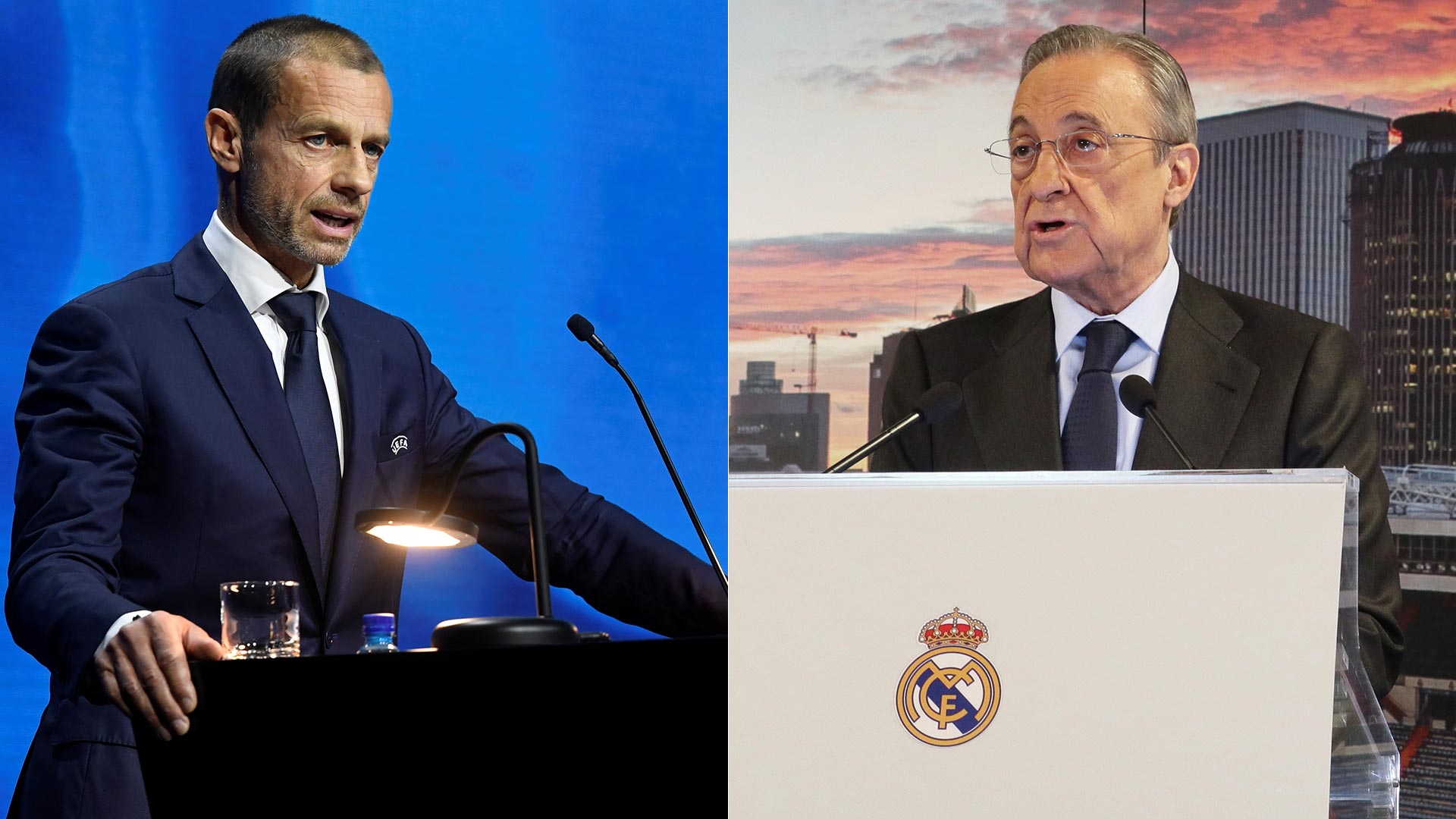 La UEFA y el Real Madrid están en conflicto desde que se impulsó la Superliga europea.