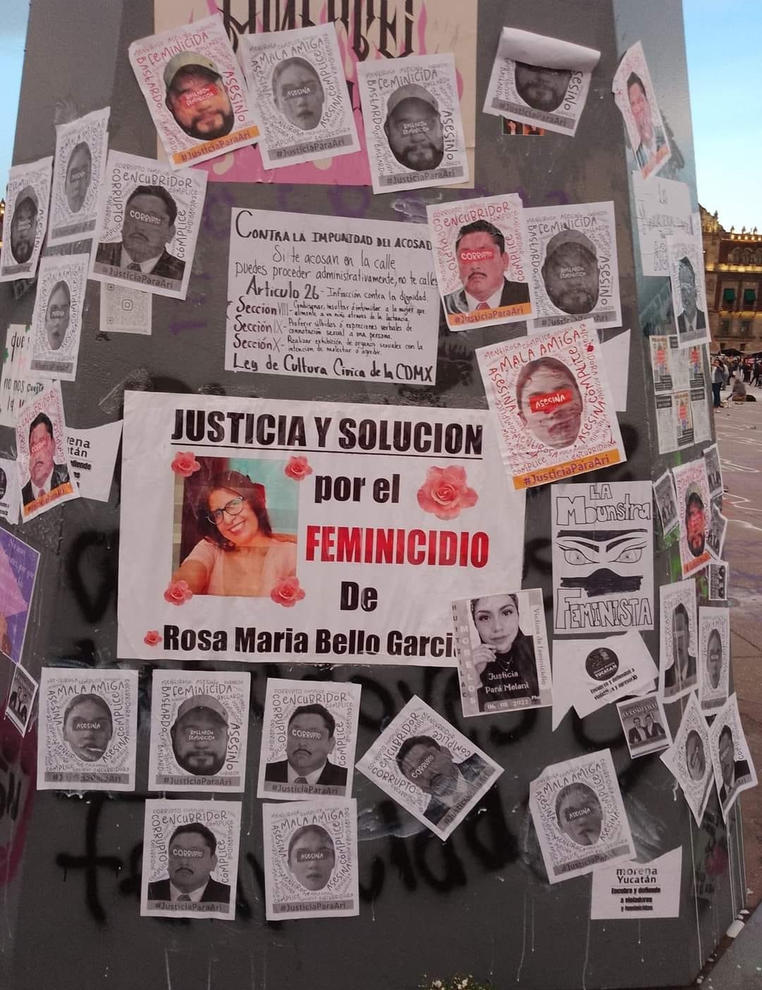 La familia de Rosa María pide justicia. (Cortesía)